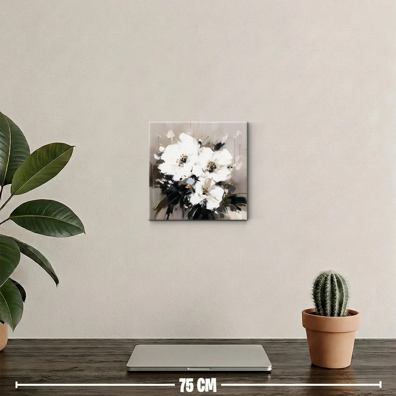Elegancia floral en tonos neutros para decorar espacios — miniatura 2
