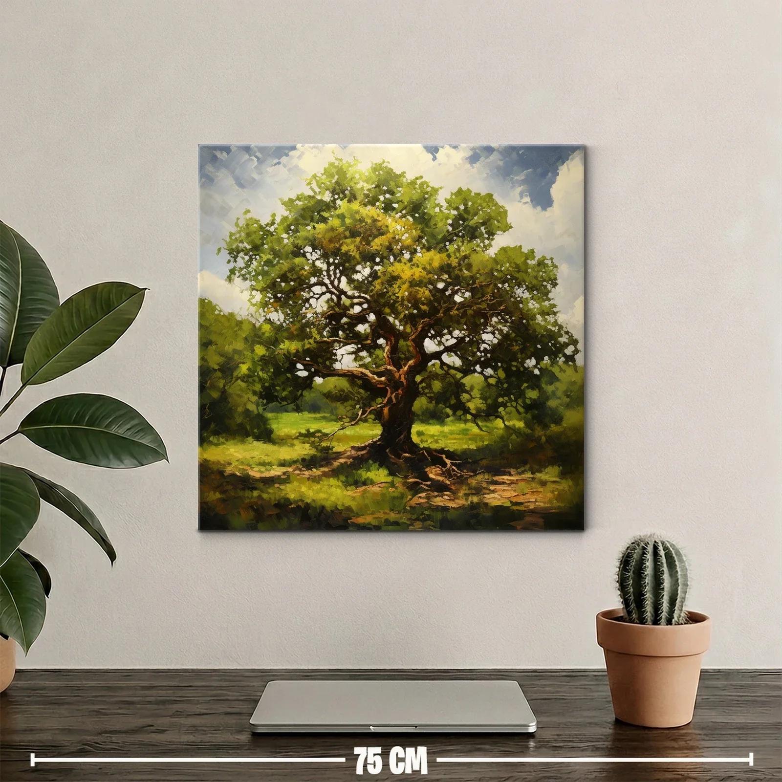 Árbol solitario con luz cálida en paisaje natural — miniatura 2