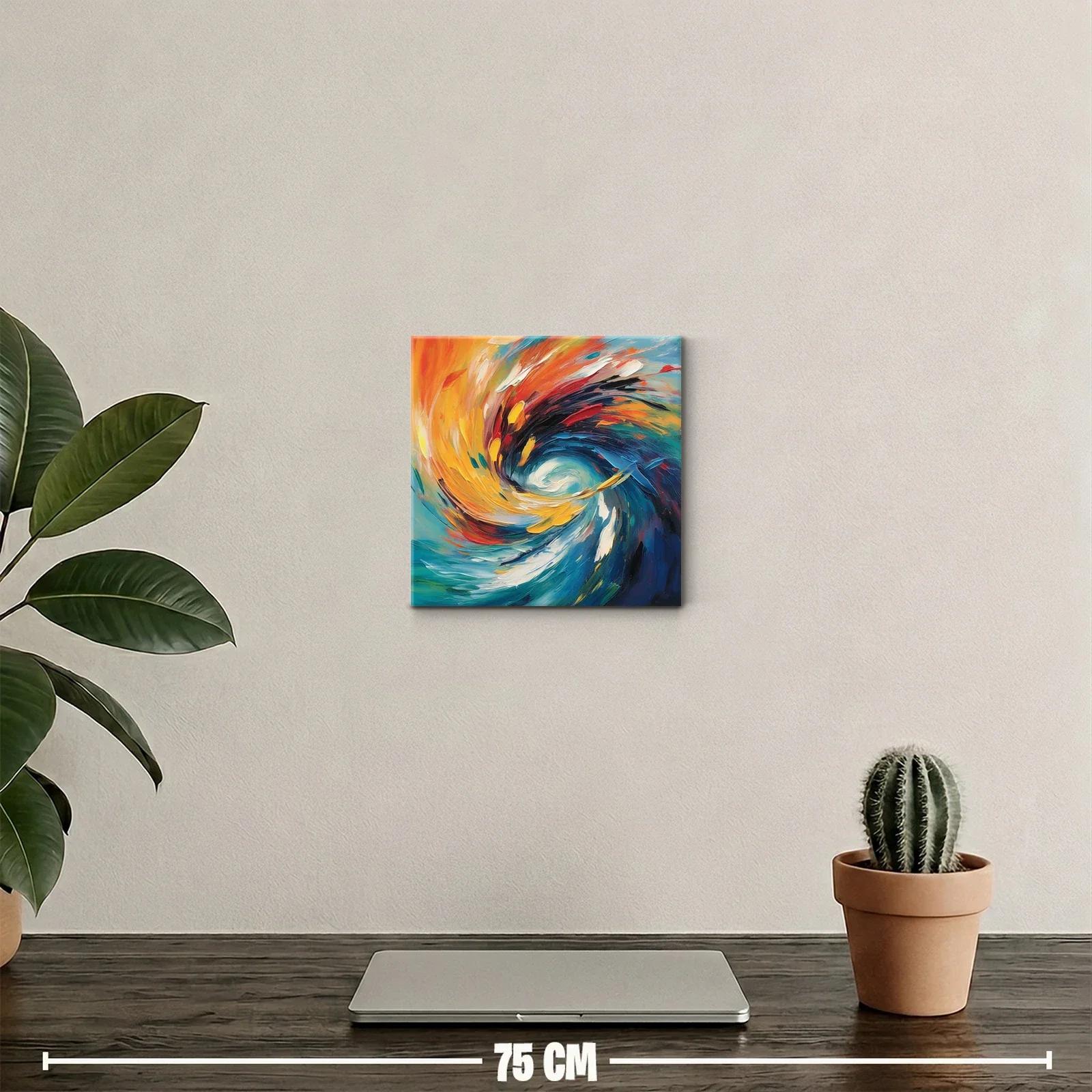 Vórtice de colores vibrantes en movimiento energético — miniatura 2