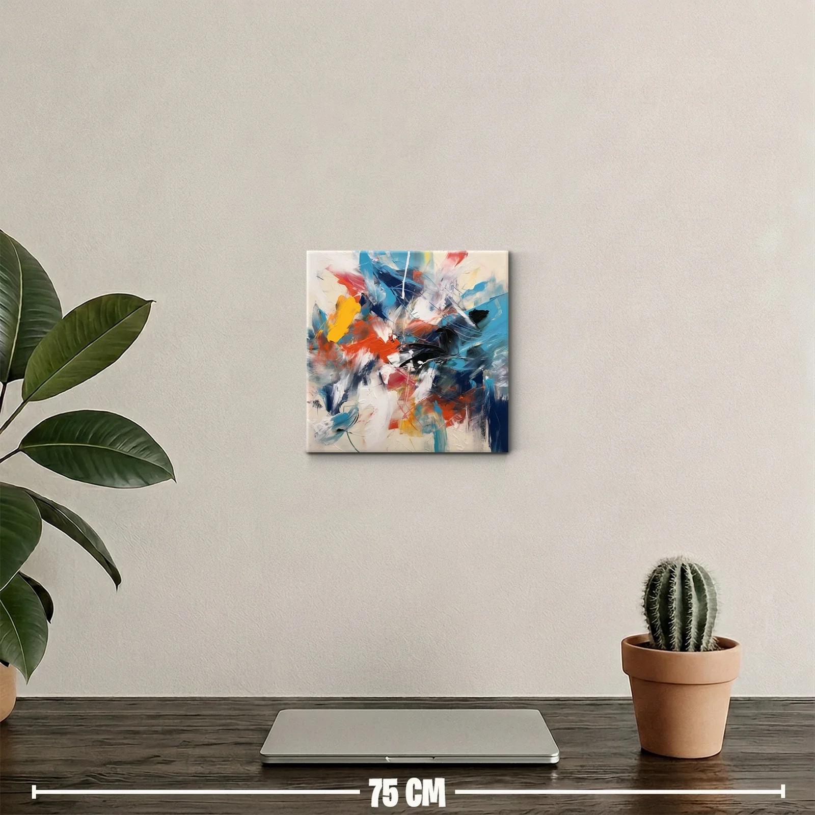 Explosión de colores vibrantes en arte abstracto energético — miniatura 2