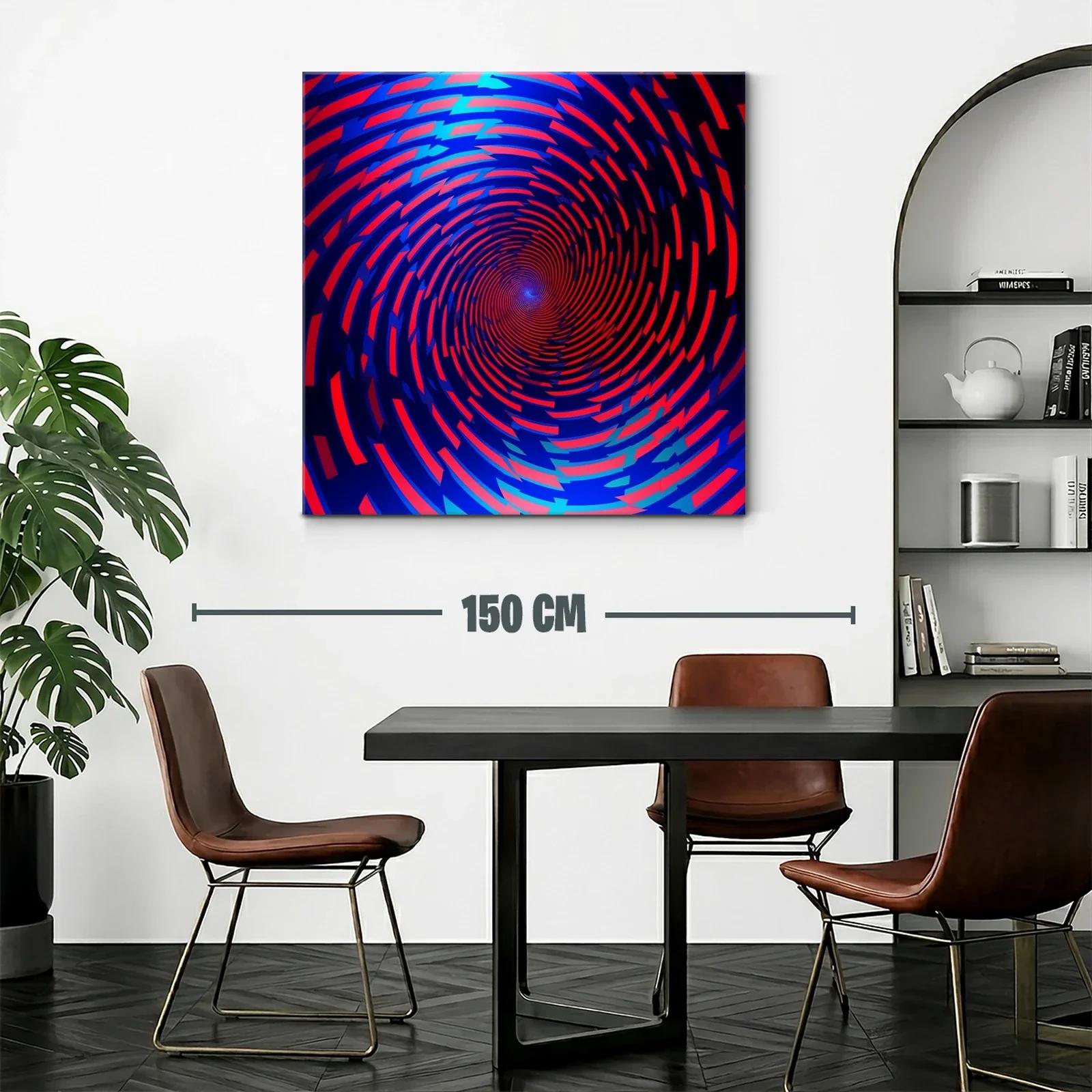 Diseño abstracto en espiral con tonos vibrantes y profundos — miniatura 2