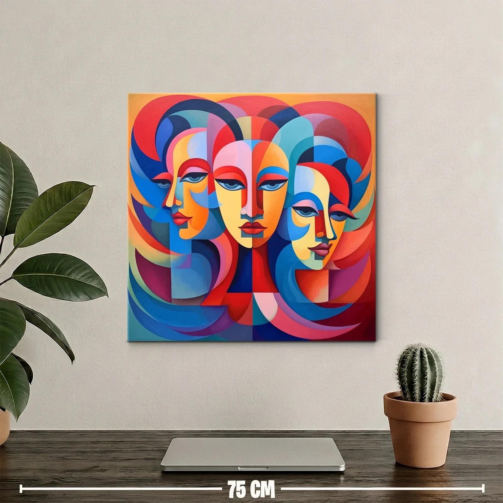 Retratos Abstractos en Paleta Vibrante y Moderna — miniatura 2