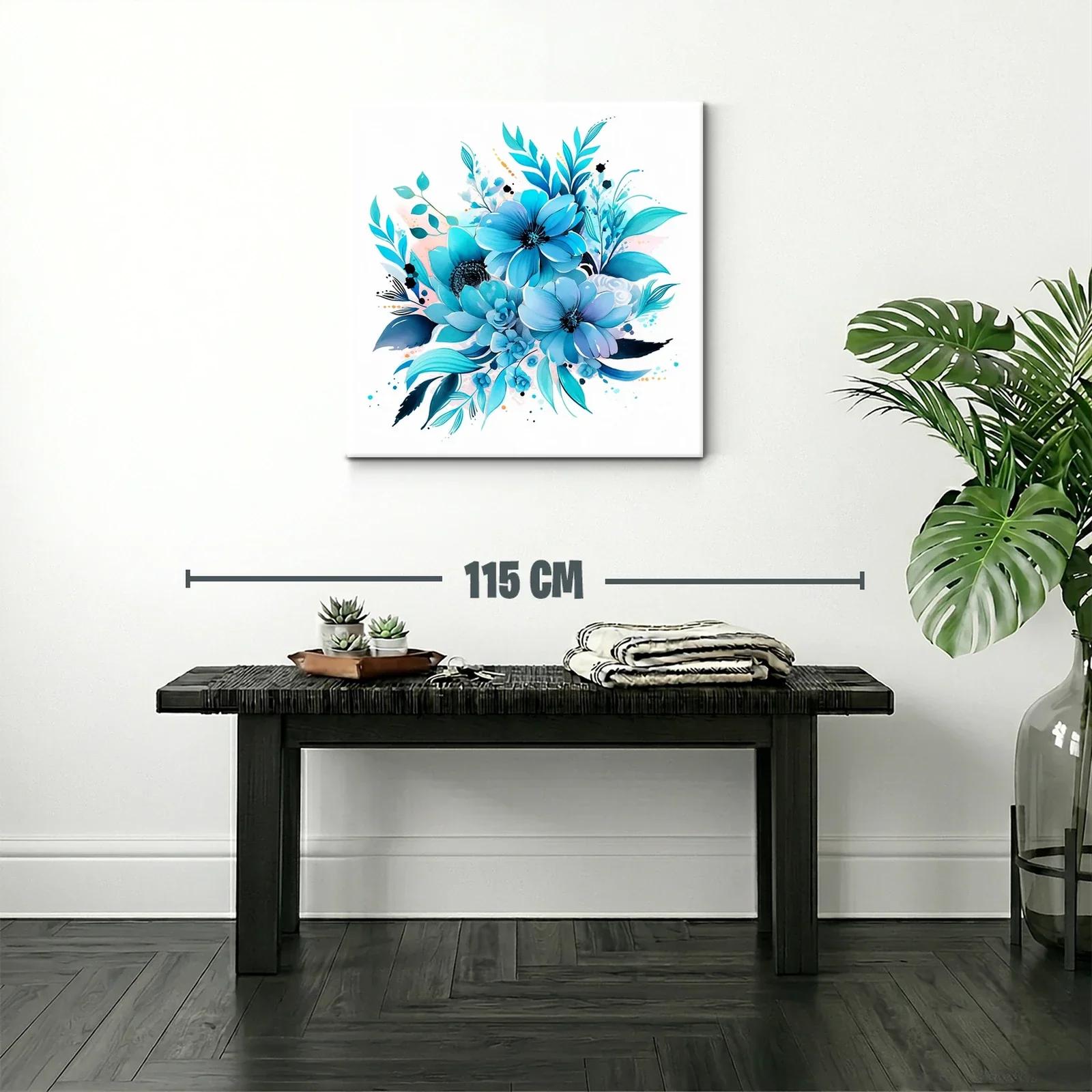 Ramo floral en tonos azules para ambiente relajante — miniatura 2