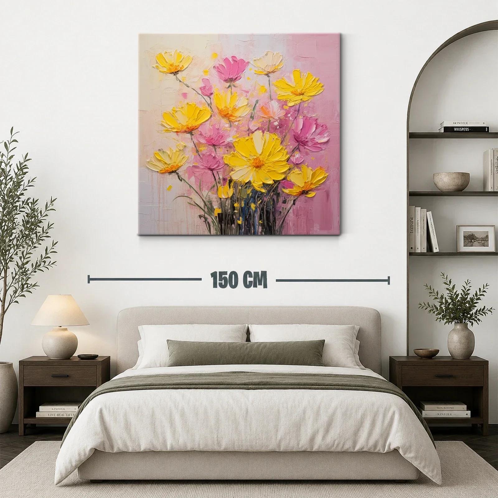 Armonioso ramo floral en tonos suaves y vibrantes — miniatura 3
