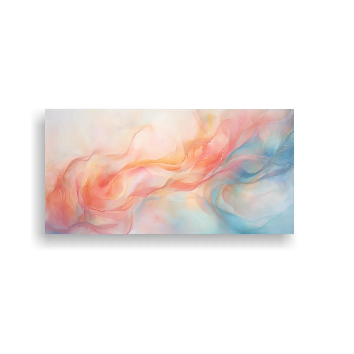 Cuadro ondas de color etéreas en trazos sinuosos — imagen principal