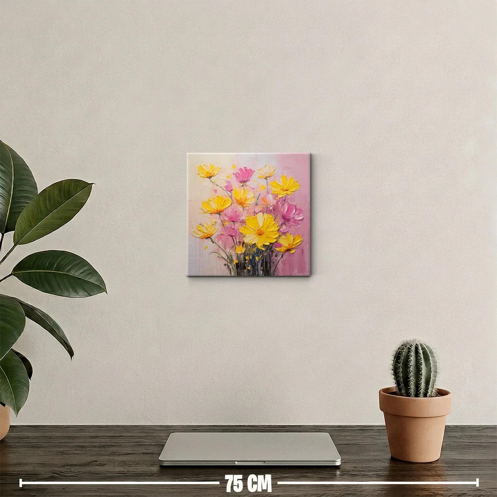 Armonioso ramo floral en tonos suaves y vibrantes — miniatura 2
