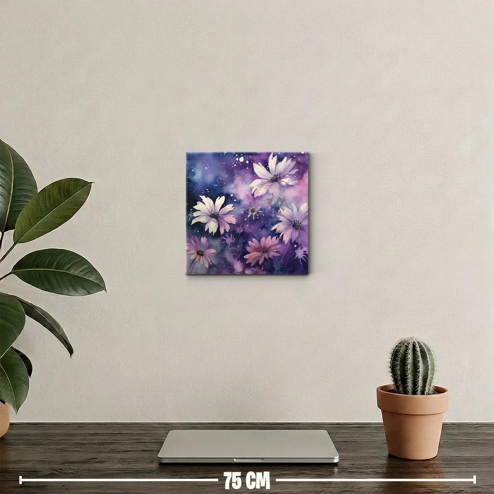Floral onírico en tonos morados y lilas — miniatura 2