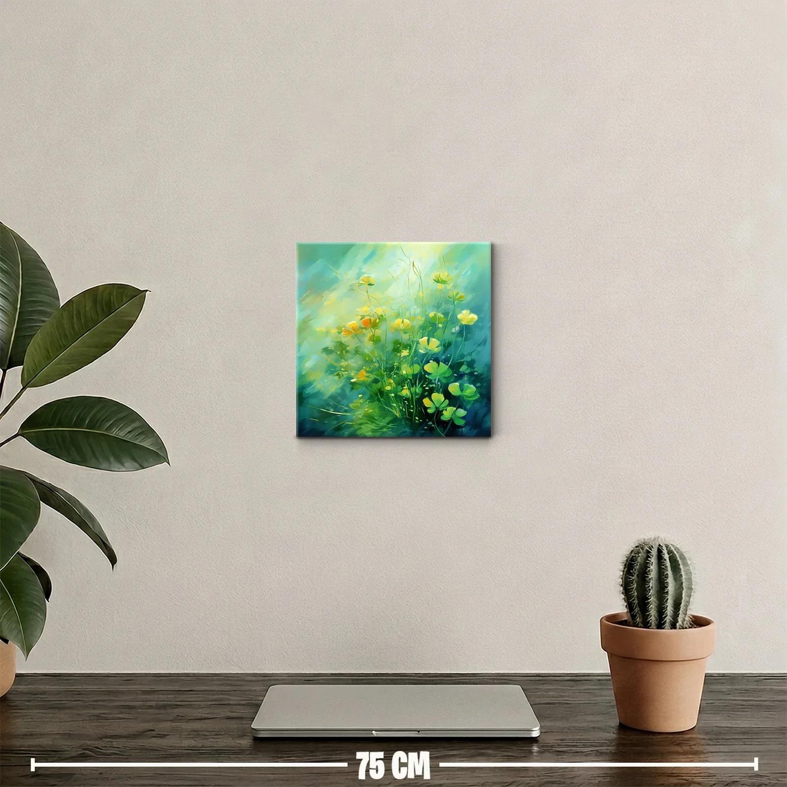 Ramillete de flores amarillas con luz natural vibrant — miniatura 2