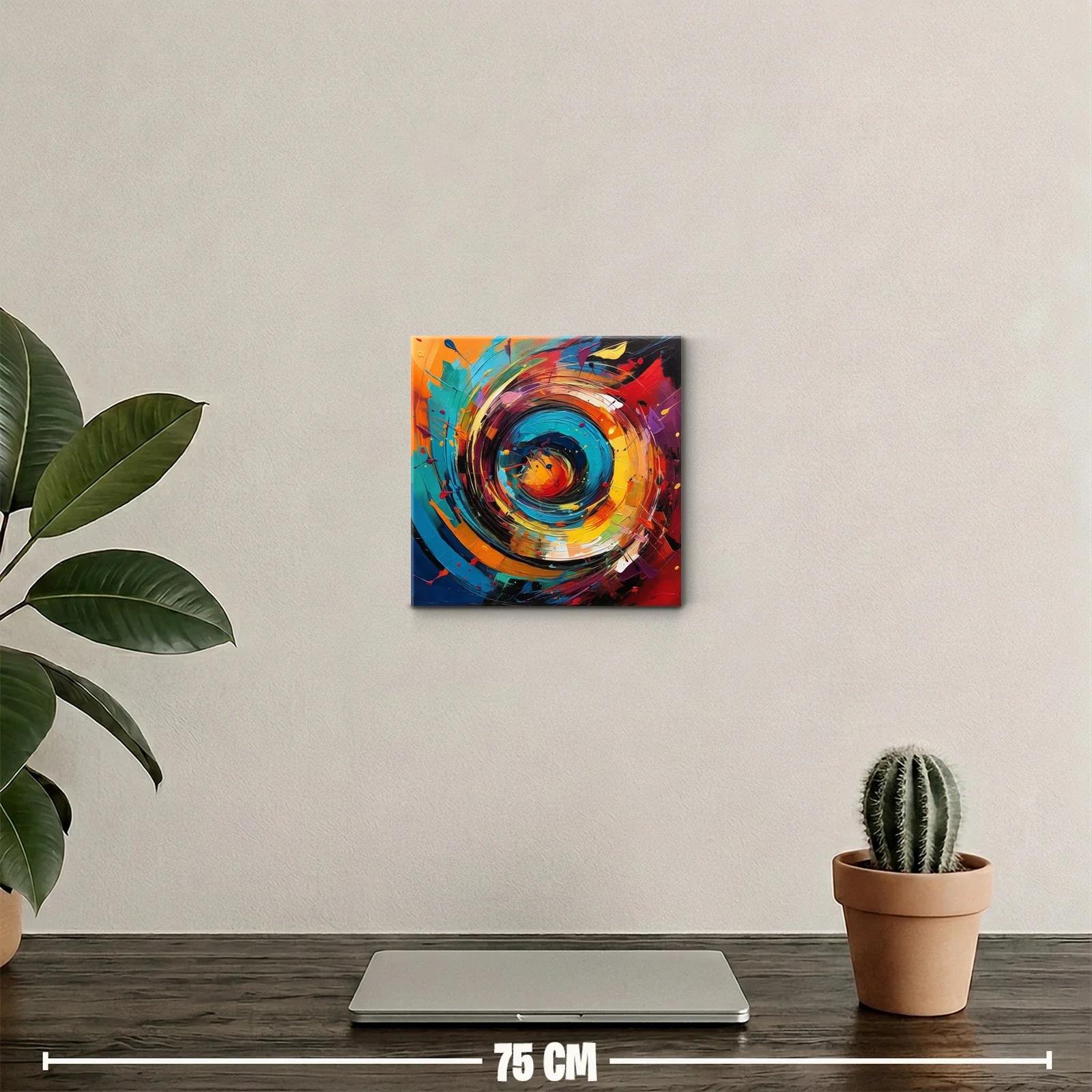 Explosión de colores vibrantes en espiral dinámica — miniatura 2