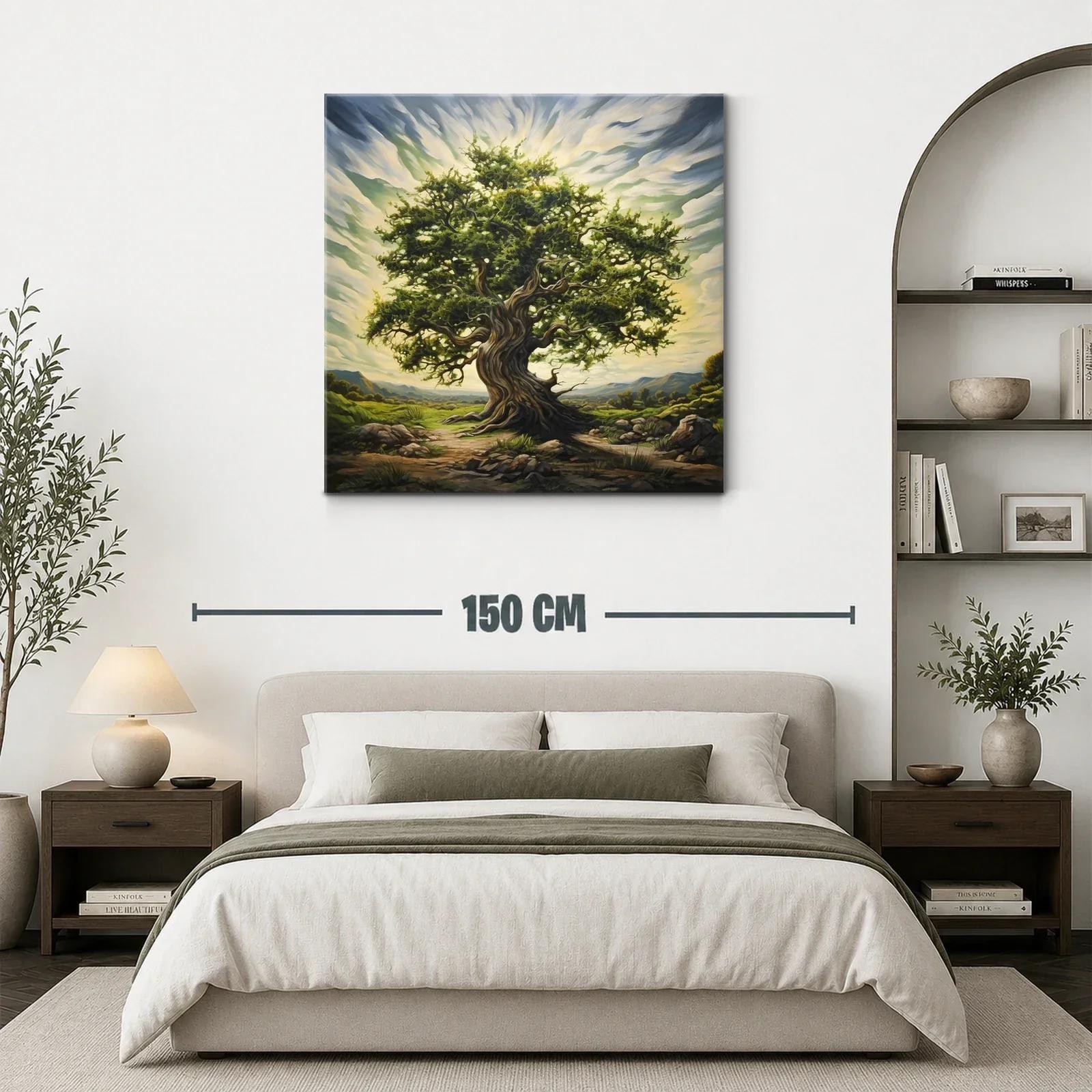 Árbol milenario en paisaje natural y luminoso — miniatura 3