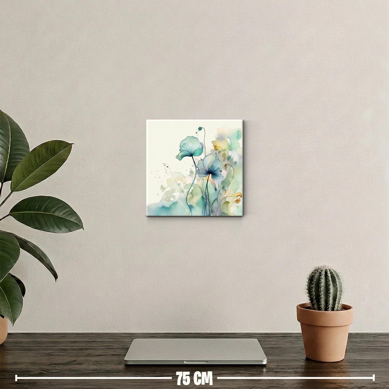 Elegancia natural con flores en acuarela suave y delicada — miniatura 2