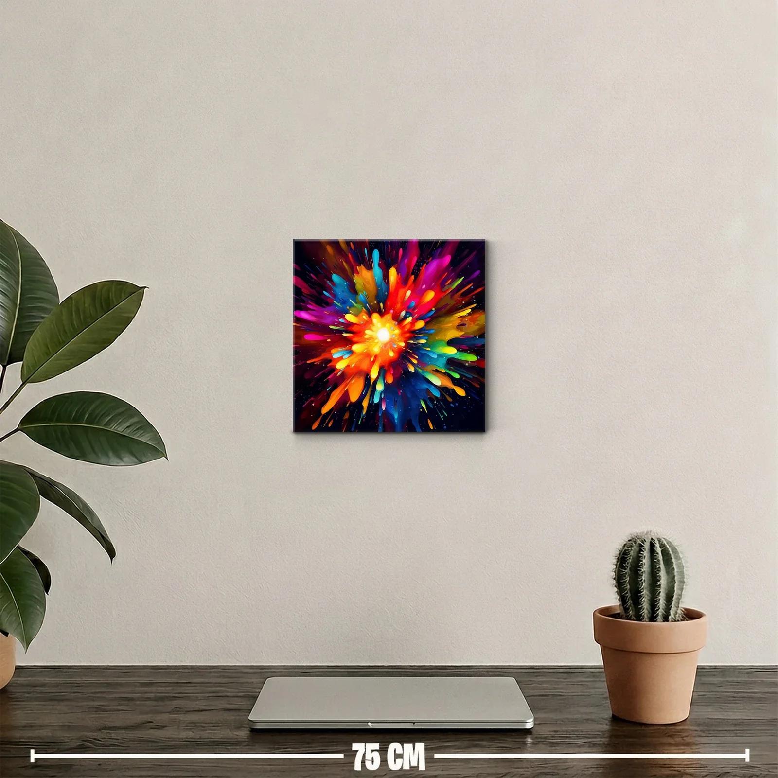 Explosión vibrante de color en composición dinámica — miniatura 2