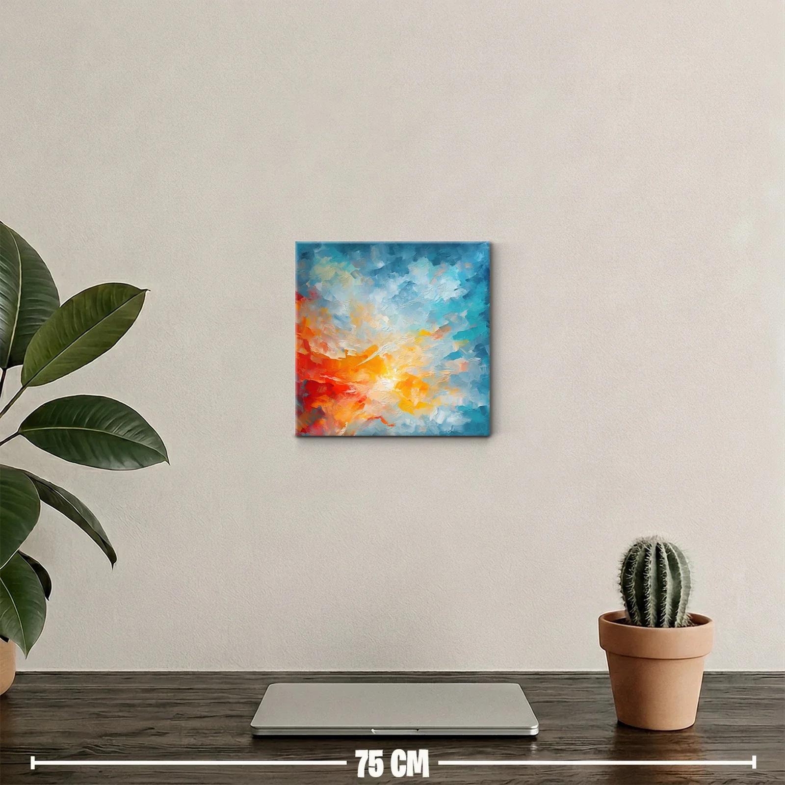 Explosión de color con tonos cálidos y fríos vibrantes — miniatura 2
