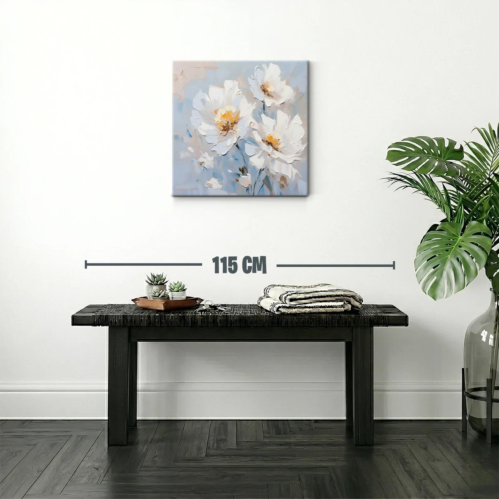 Cuadro floral con tonalidades suaves y elegantes — miniatura 2