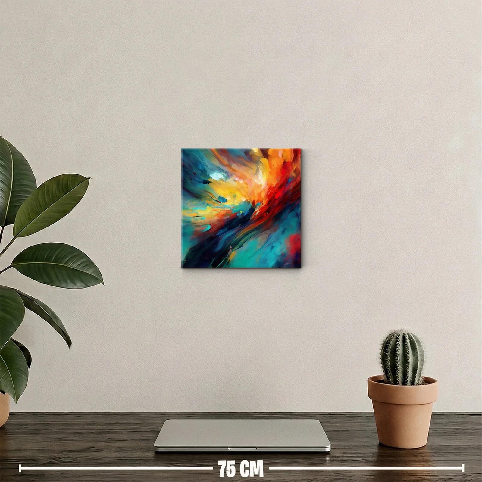 Explosión de color vibrante en movimiento dinámico — miniatura 2