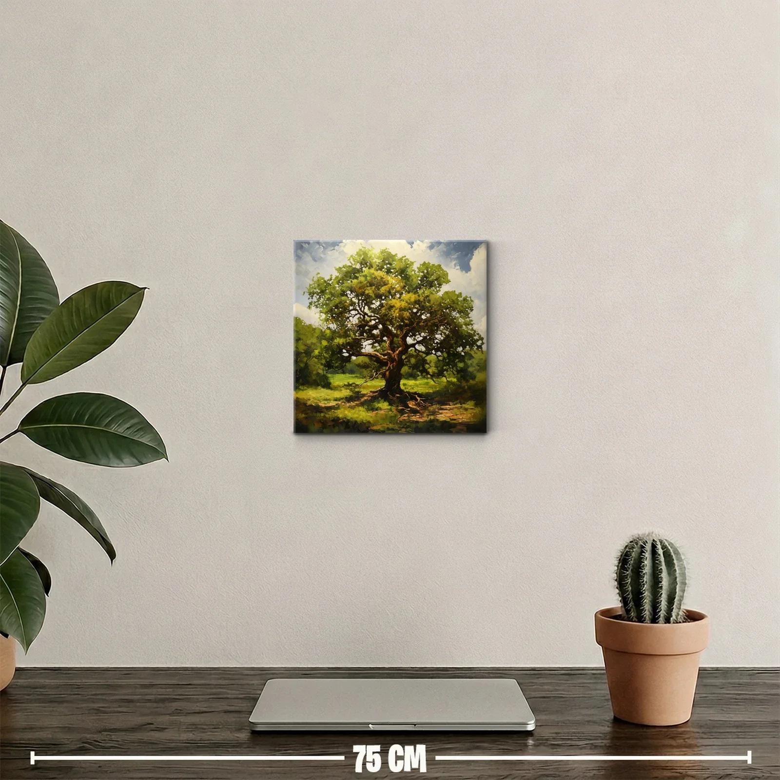 Árbol solitario con luz cálida en paisaje natural — miniatura 2