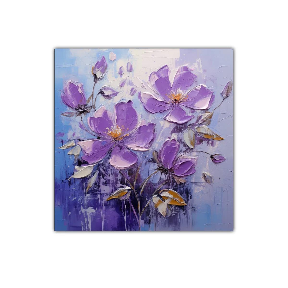 Flores en tonos morados para un ambiente sereno y elegante — miniatura 1