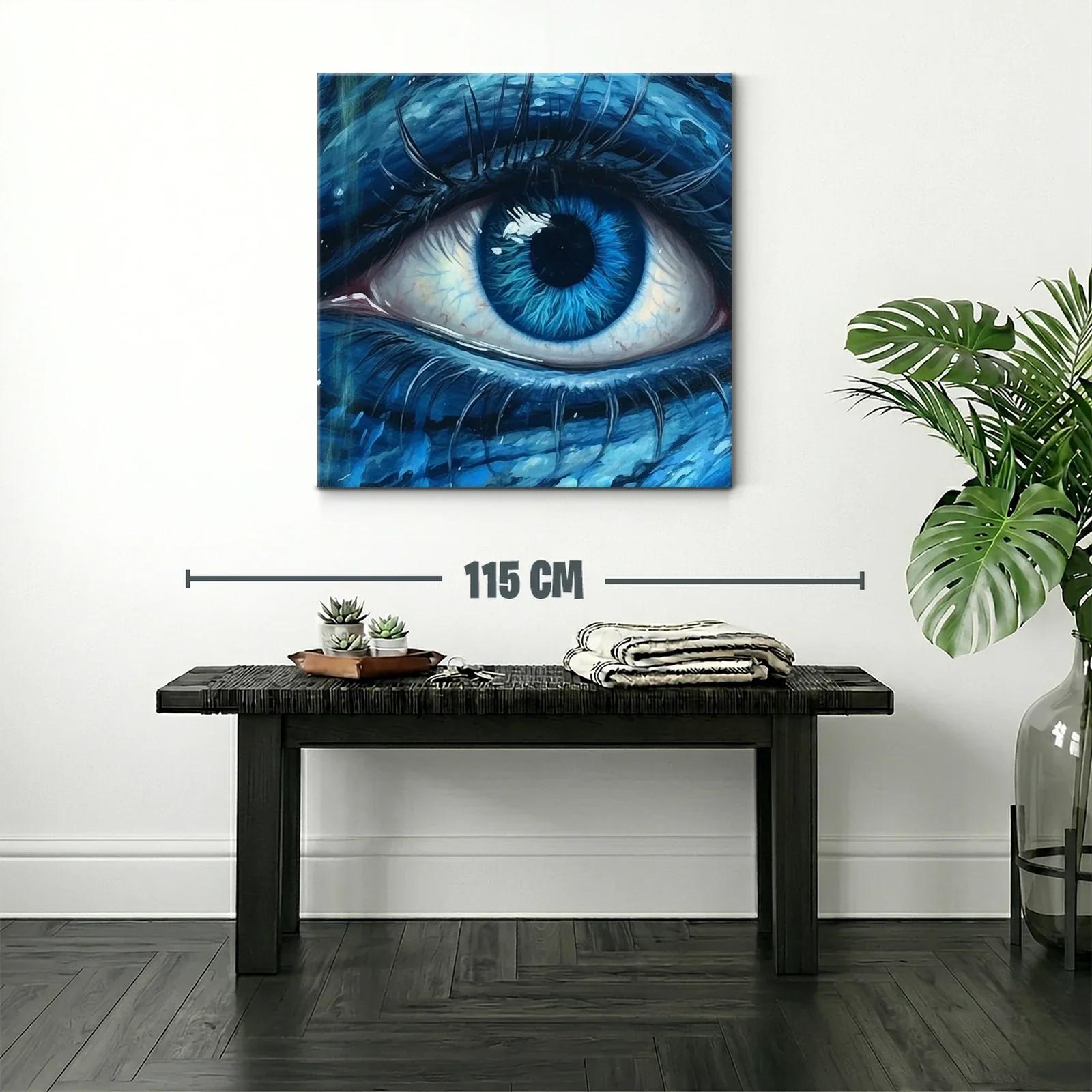 Impactante mirada azul para captar toda la atención — miniatura 2