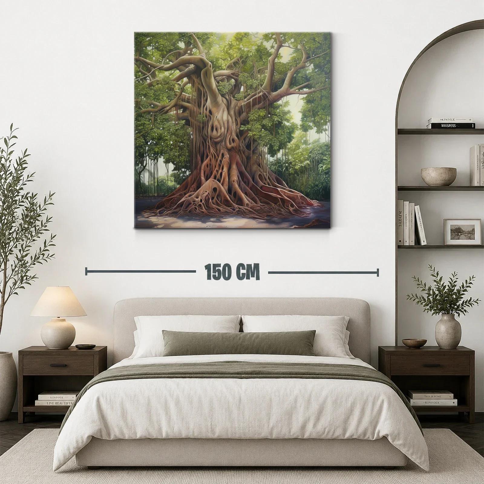 Majestuoso árbol antiguo lleno de vida y misterio natural — miniatura 3