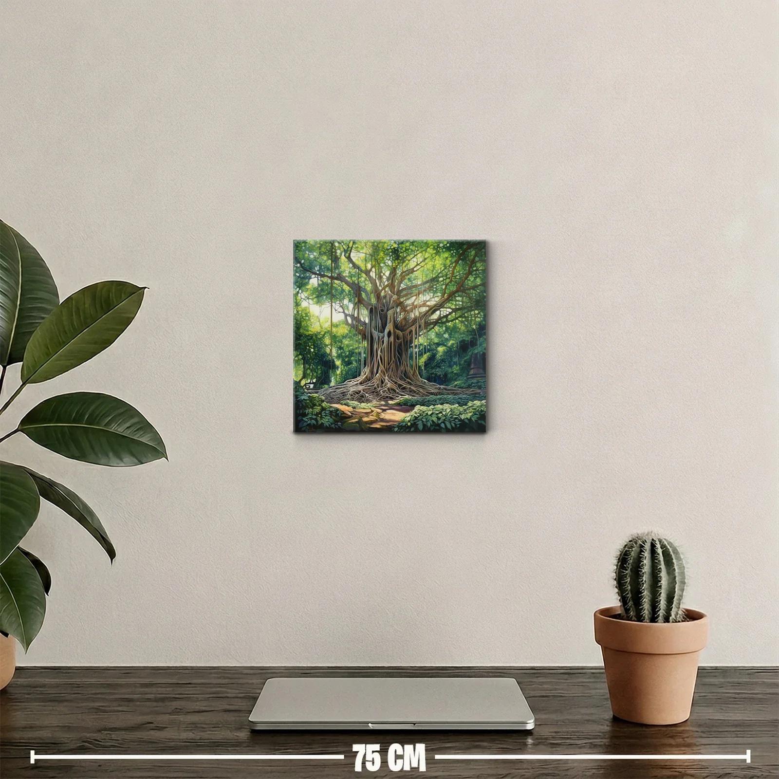 Impresionante árbol antiguo bajo la luz del sol — miniatura 2