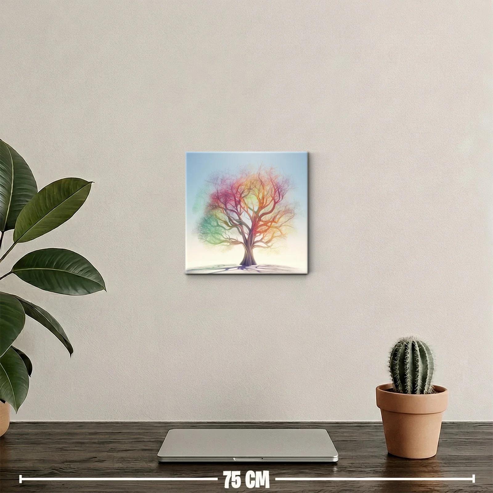 Árbol multicolor que irradia energía y vida — miniatura 2