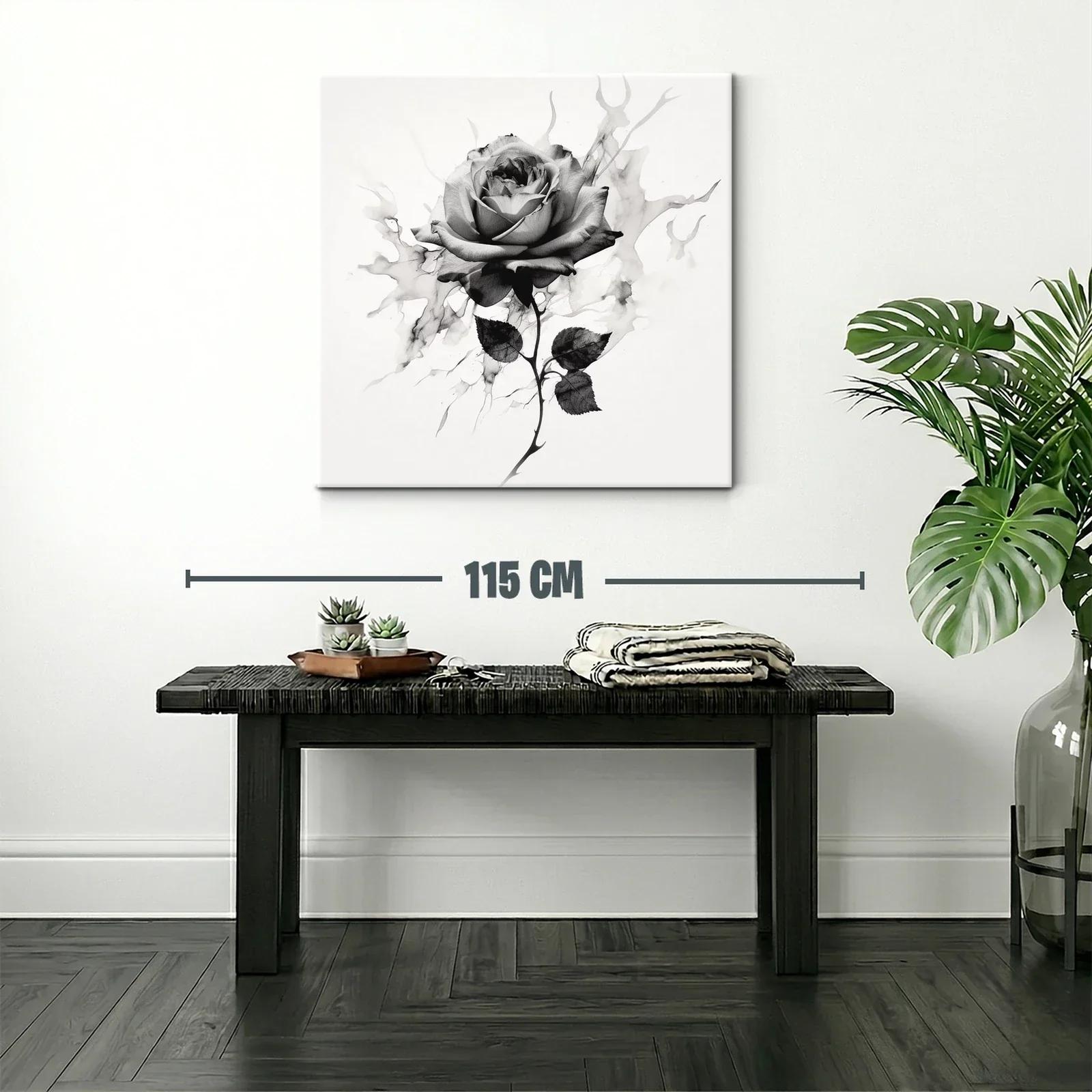 Elegancia atemporal de rosa en monocromo sutil — miniatura 2