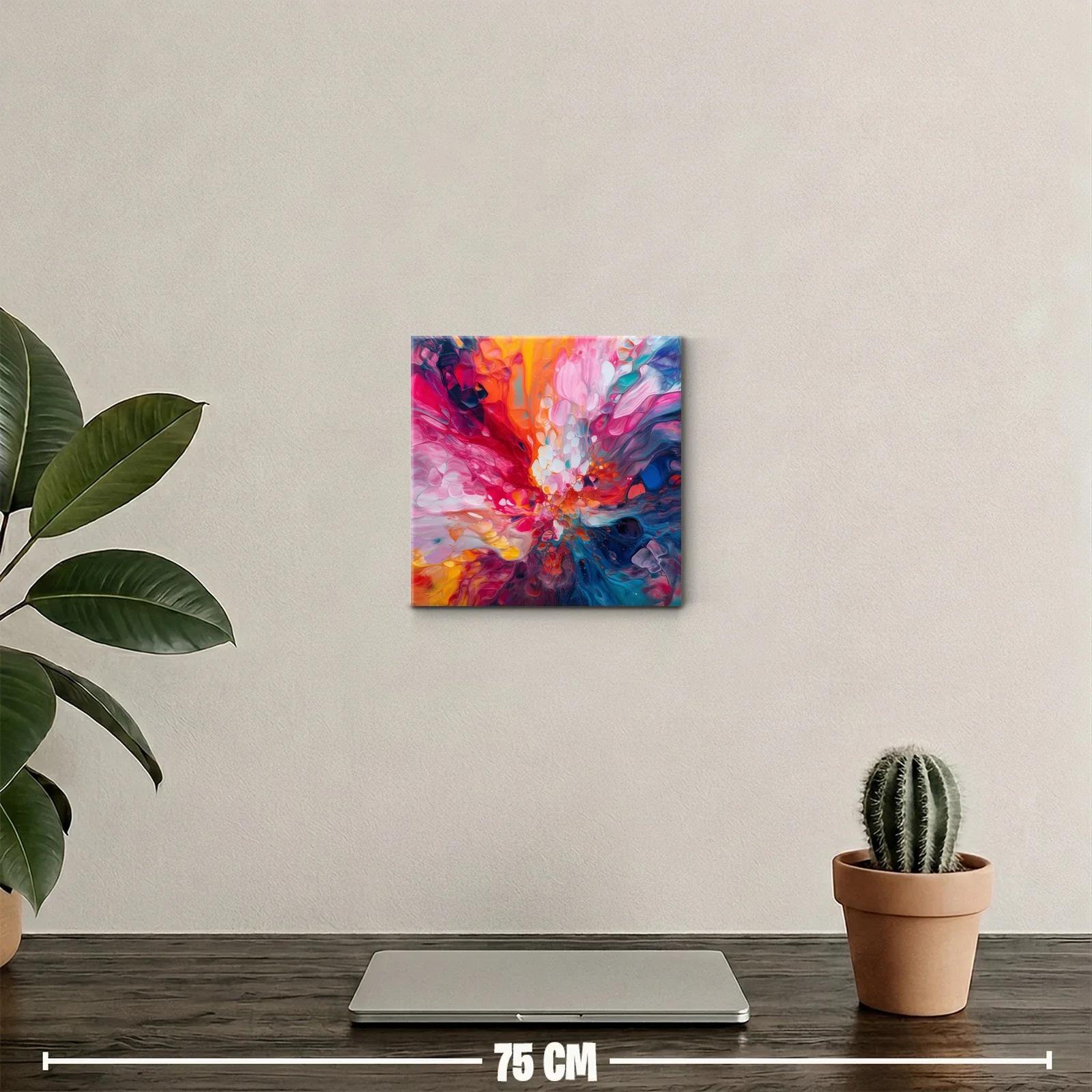 Explosión de colores vivos en composición fluida y armoniosa — miniatura 2