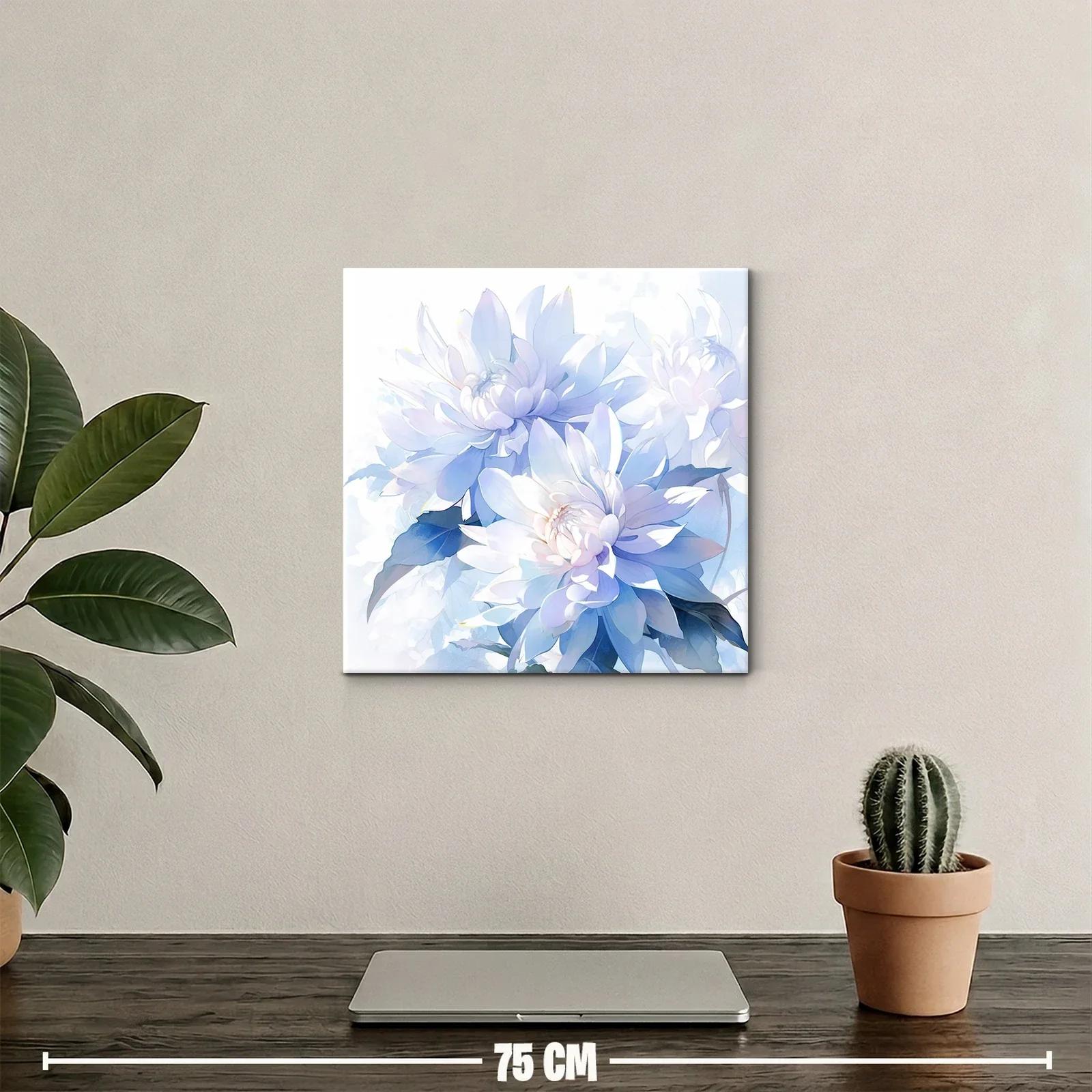Flores delicadas en tonos suaves y atmósfera serena — miniatura 2