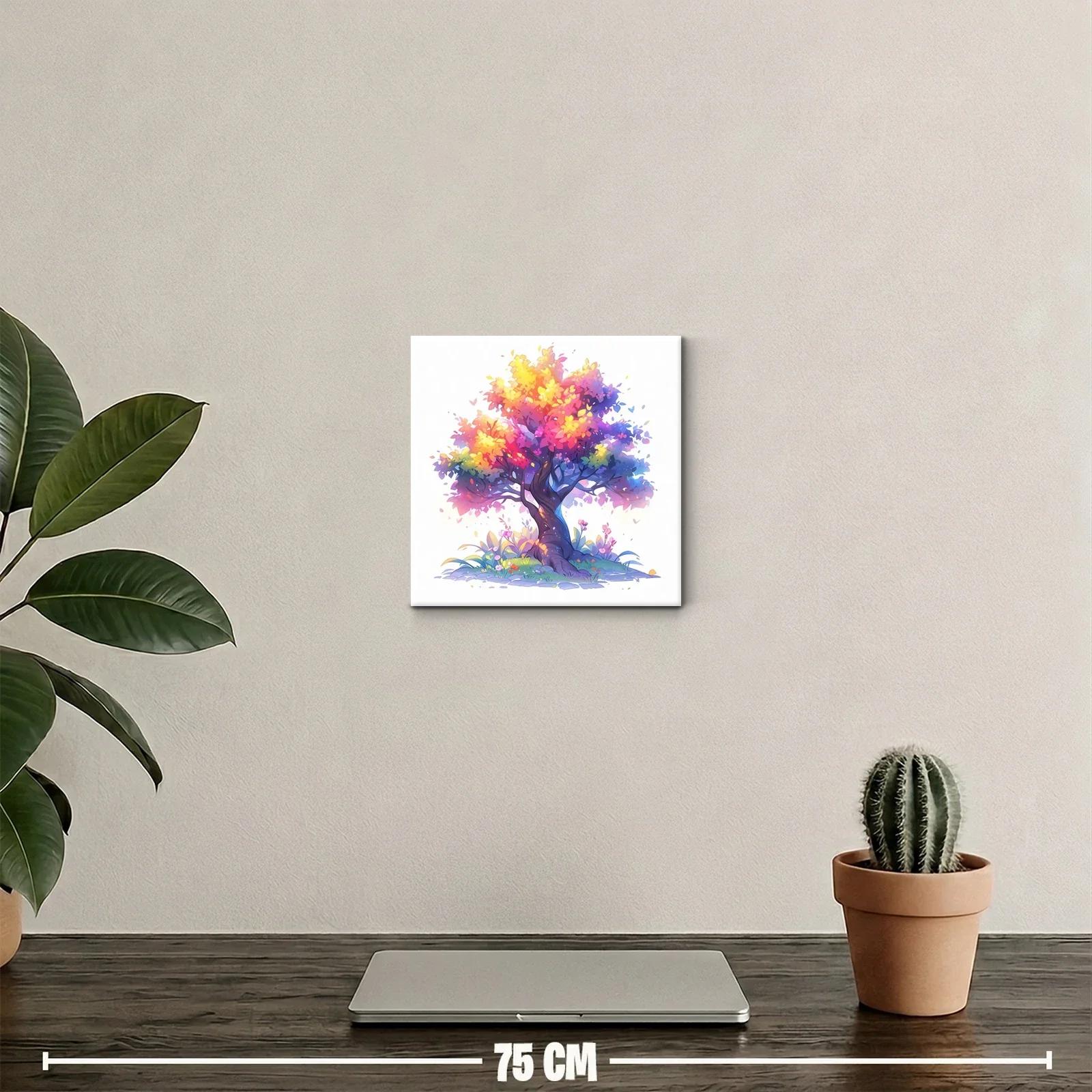 Árbol mágico con colores vivos y luminosos — miniatura 2