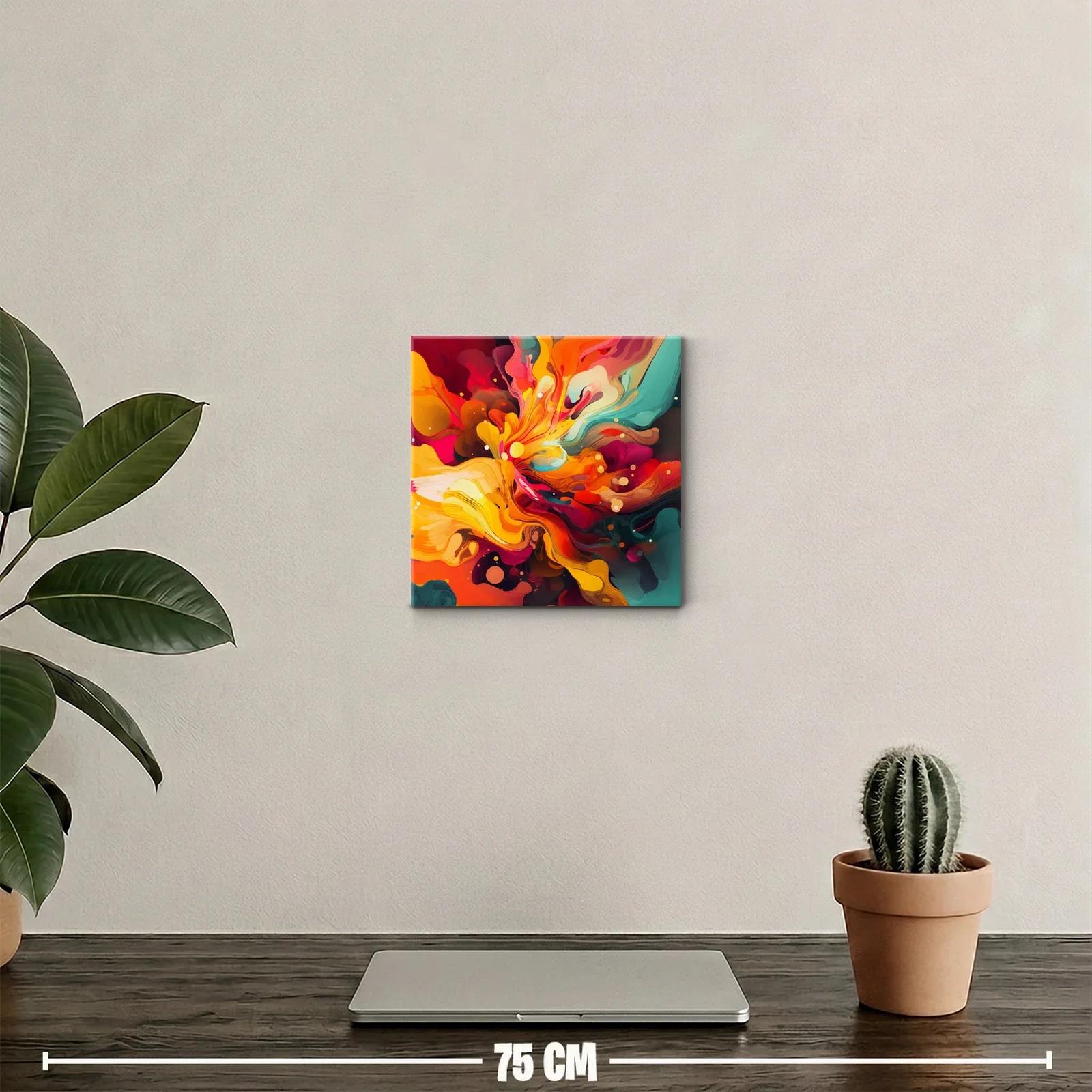 Explosión de color con formas fluidas y vibrantes — miniatura 2