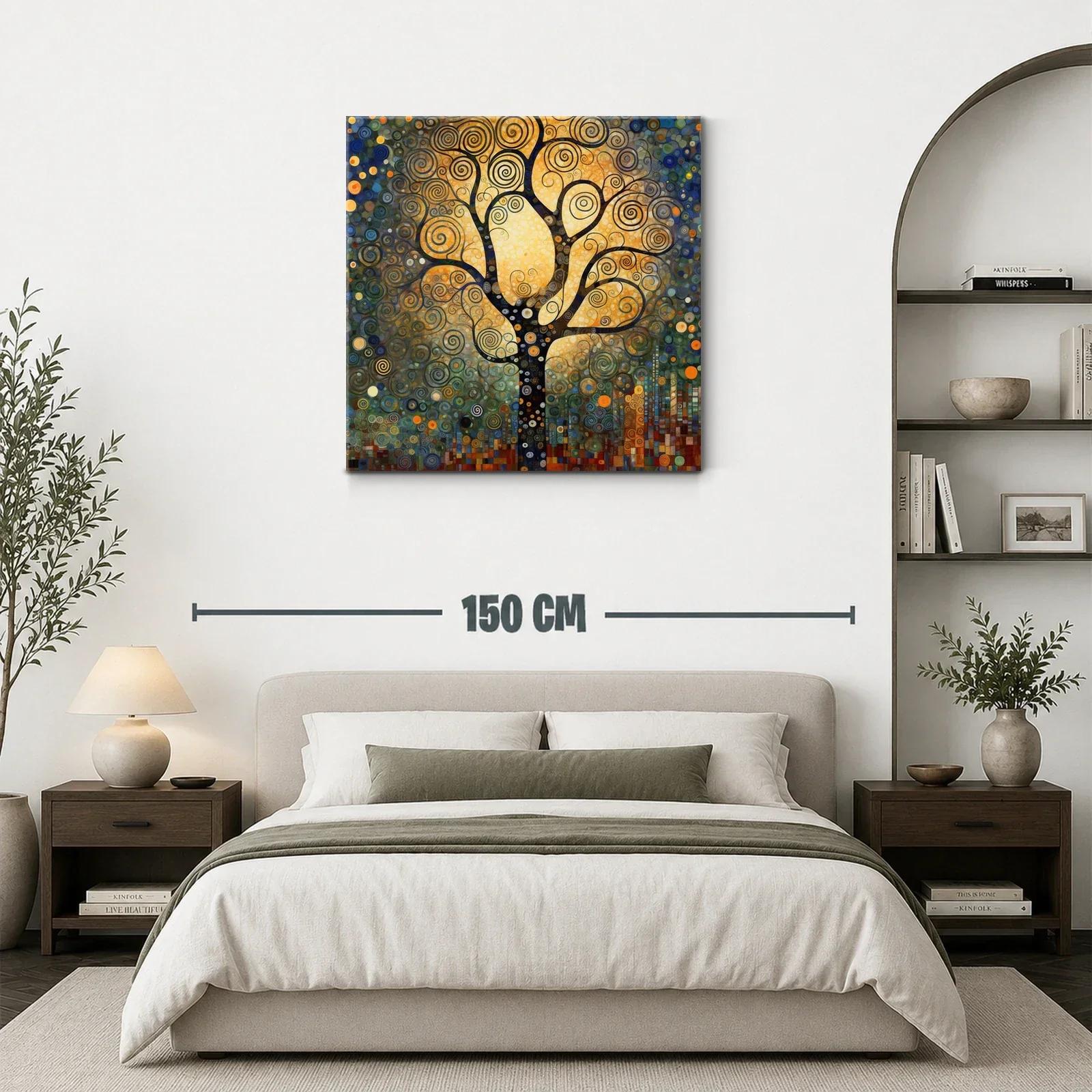 Árbol de espirales en tonos cálidos y vibrantes — miniatura 3