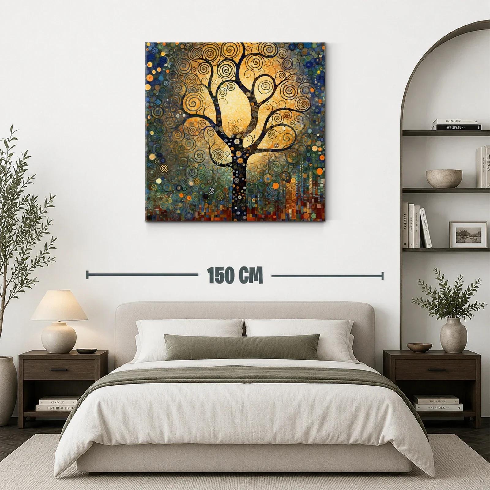 Árbol de espirales en tonos cálidos y vibrantes — miniatura 3