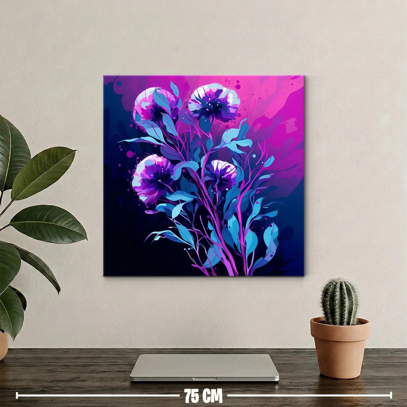 Impactante ramo floral en tonos violetas y azules intensos — miniatura 2