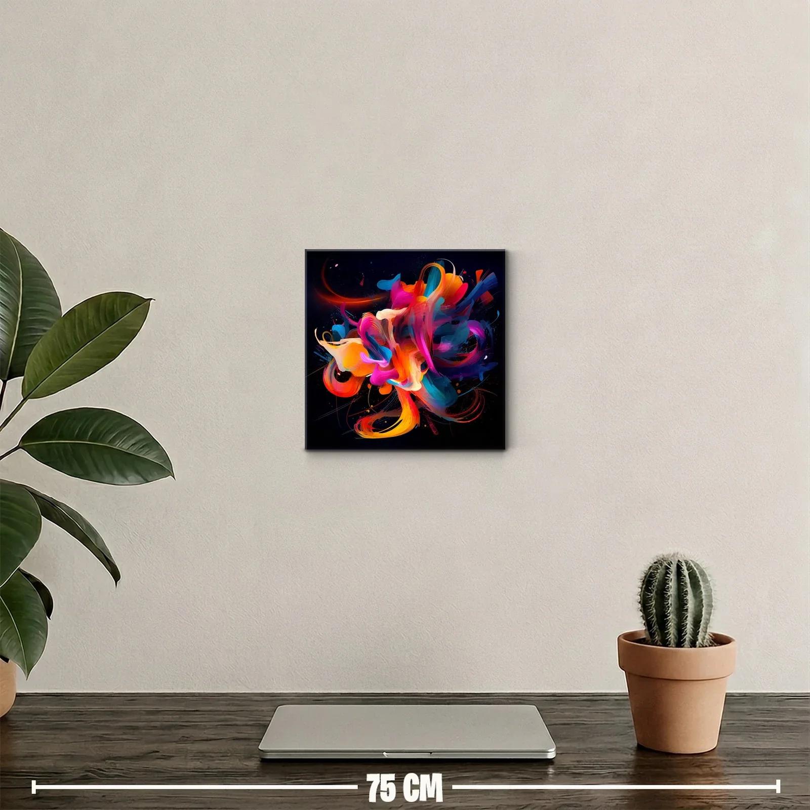 Estallido de color vibrante y movimiento abstracto único — miniatura 2