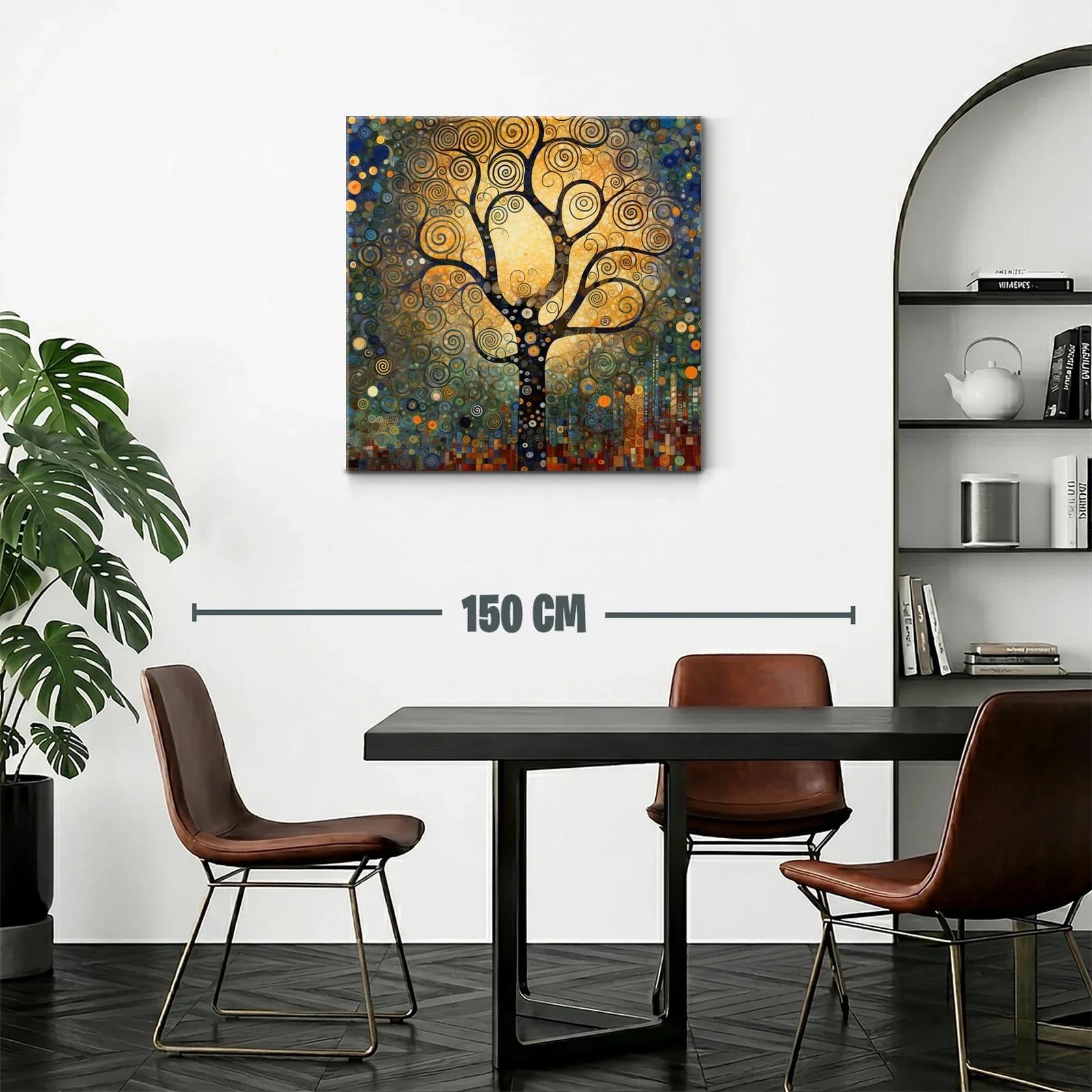 Árbol de espirales en tonos cálidos y vibrantes — miniatura 2