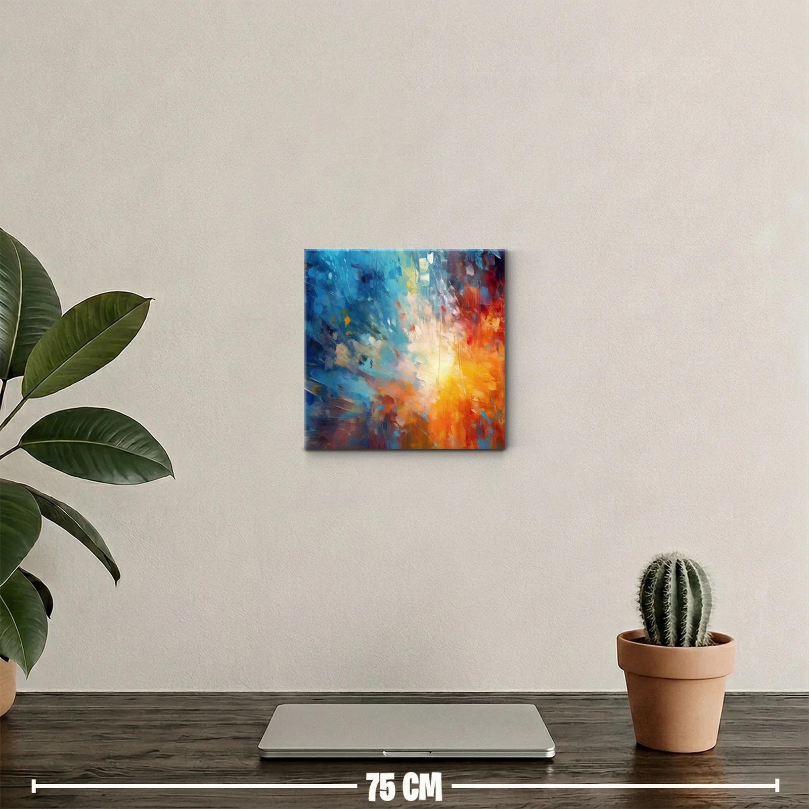 Explosión de colores vibrantes en composición abstracta dinámica — miniatura 2