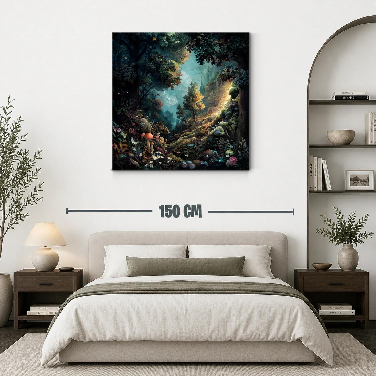 Bosque encantado lleno de vida y luz mágica — miniatura 3