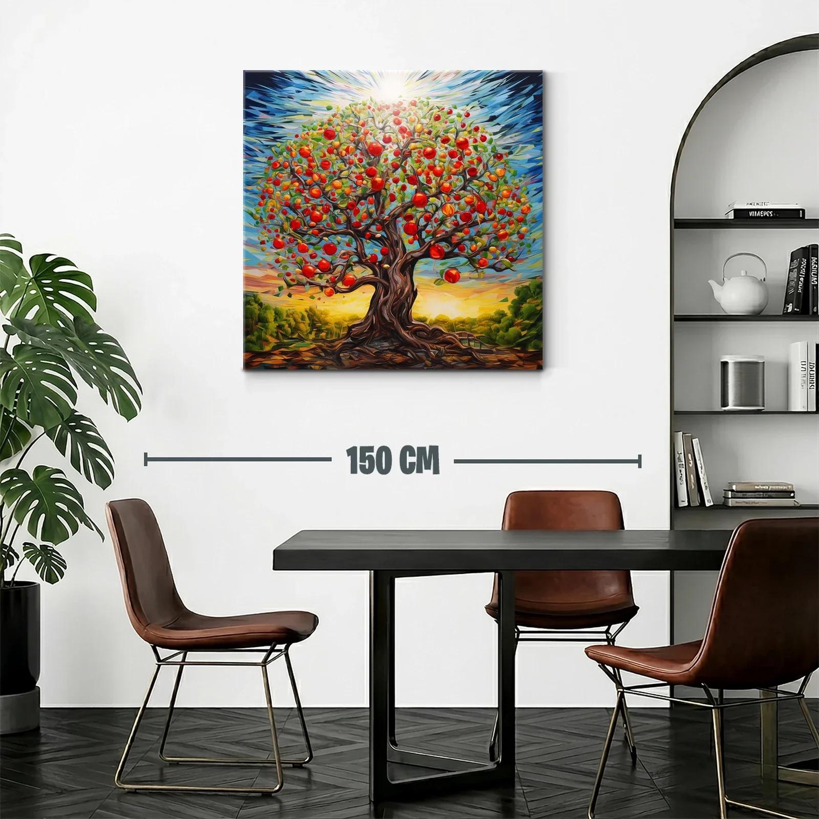 Árbol frutal vibrante bajo un cielo radiante — miniatura 2