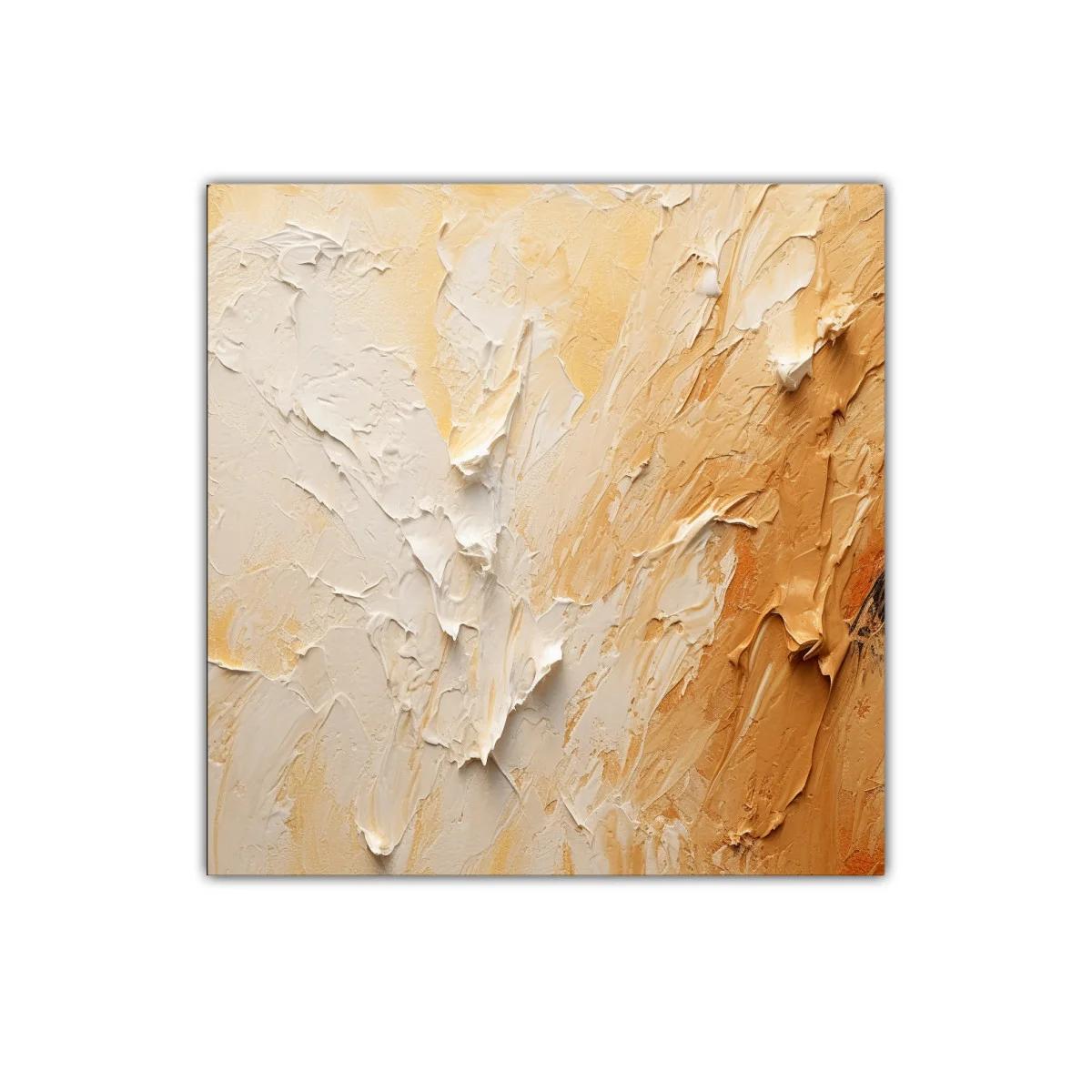 Cuadro abstracto en tonos cálidos para ambiente acogedor — miniatura 1