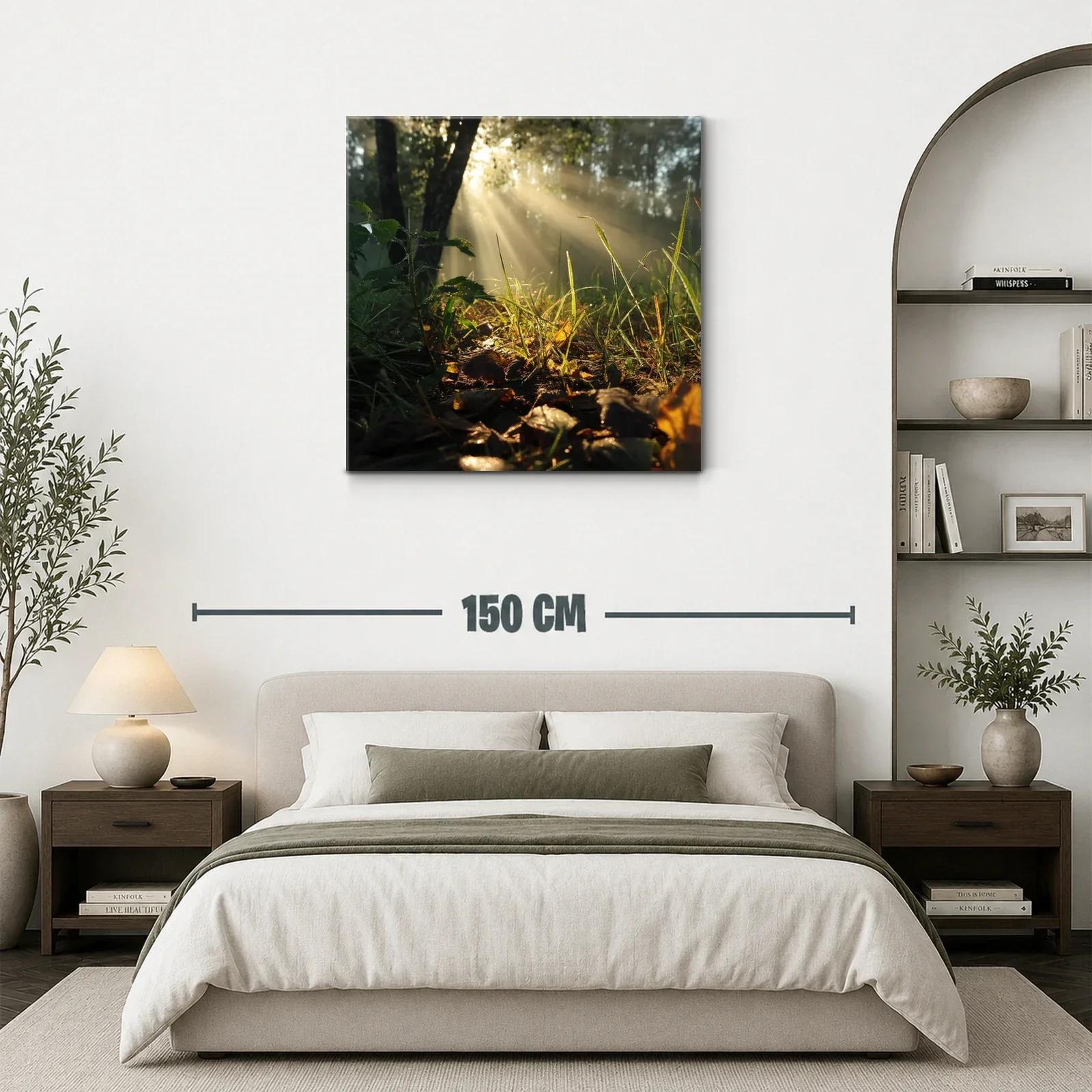 Rayos de sol entre hojas y naturaleza en calma — miniatura 3