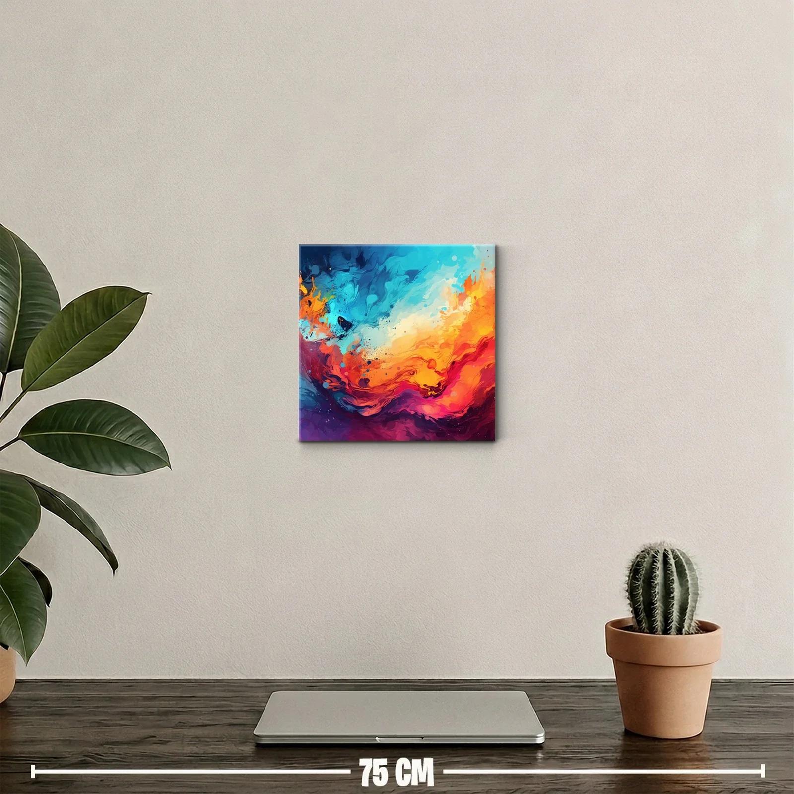 Explosión de color en composición abstracta vibrante — miniatura 2