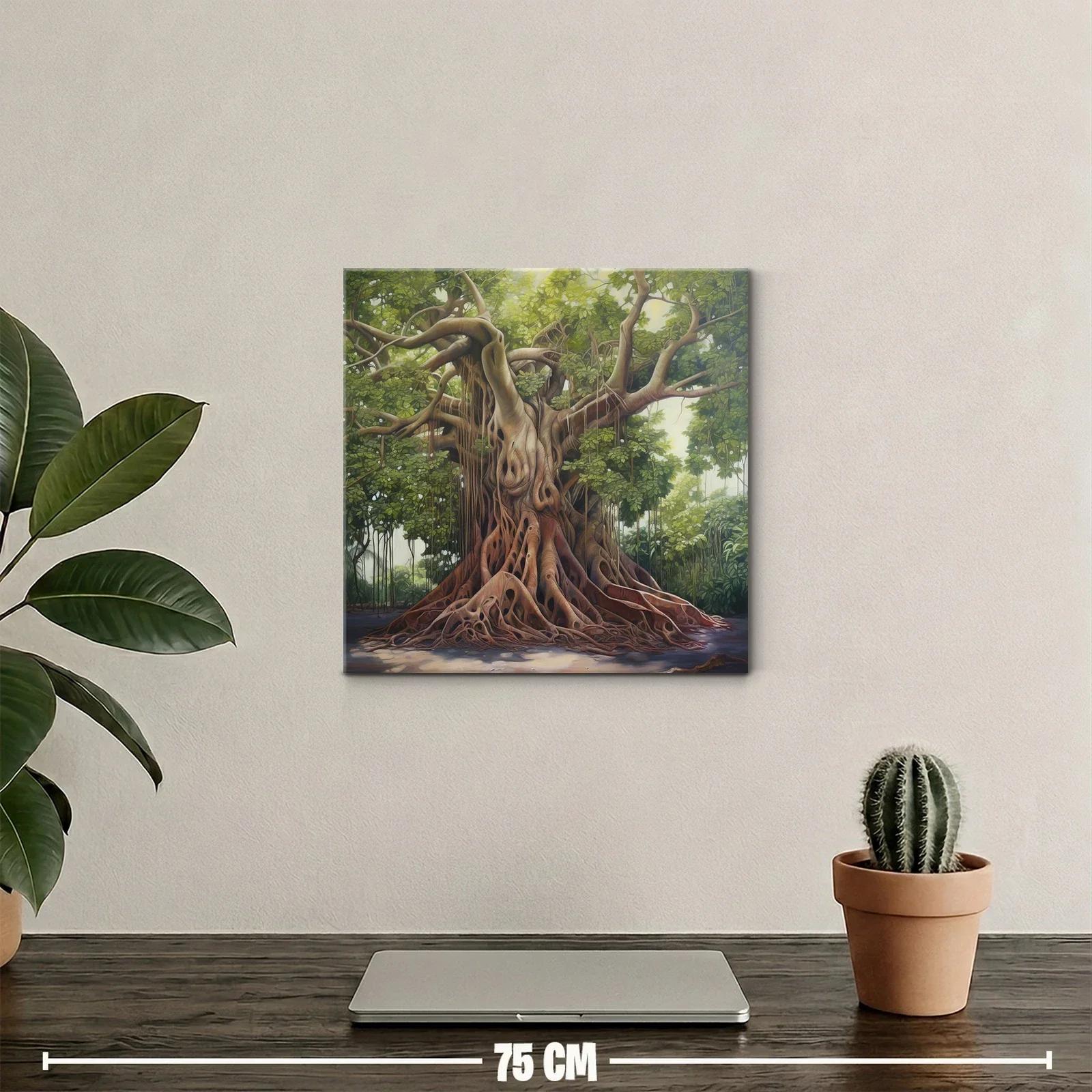 Majestuoso árbol antiguo lleno de vida y misterio natural — miniatura 2
