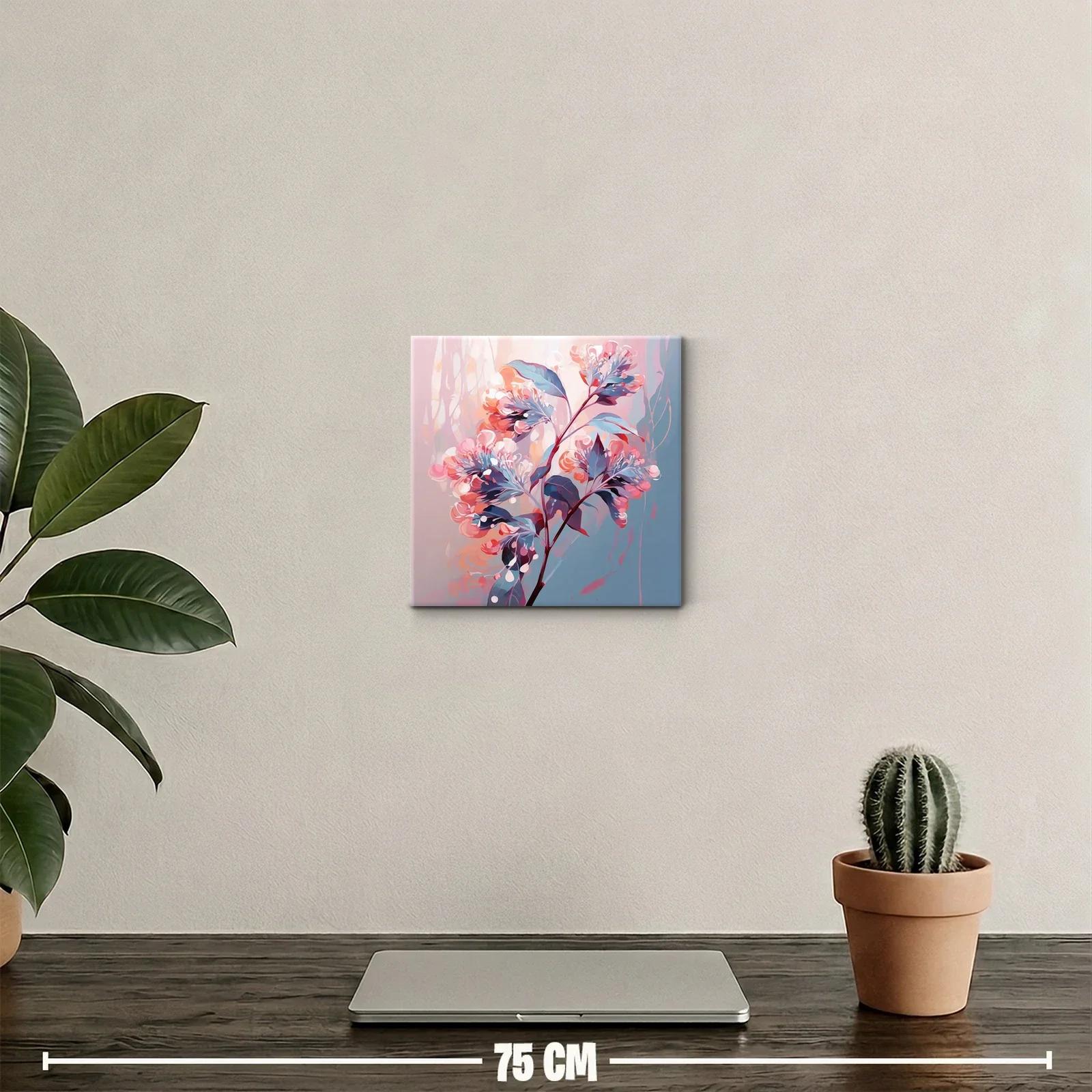 Elegancia floral en tonos suaves y vibrantes para interiores — miniatura 2