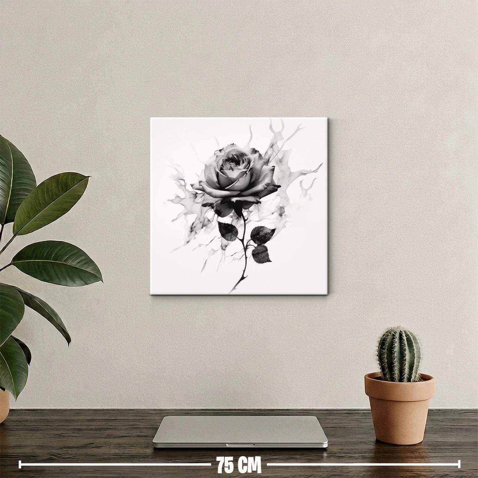 Elegancia atemporal de rosa en monocromo sutil — miniatura 2