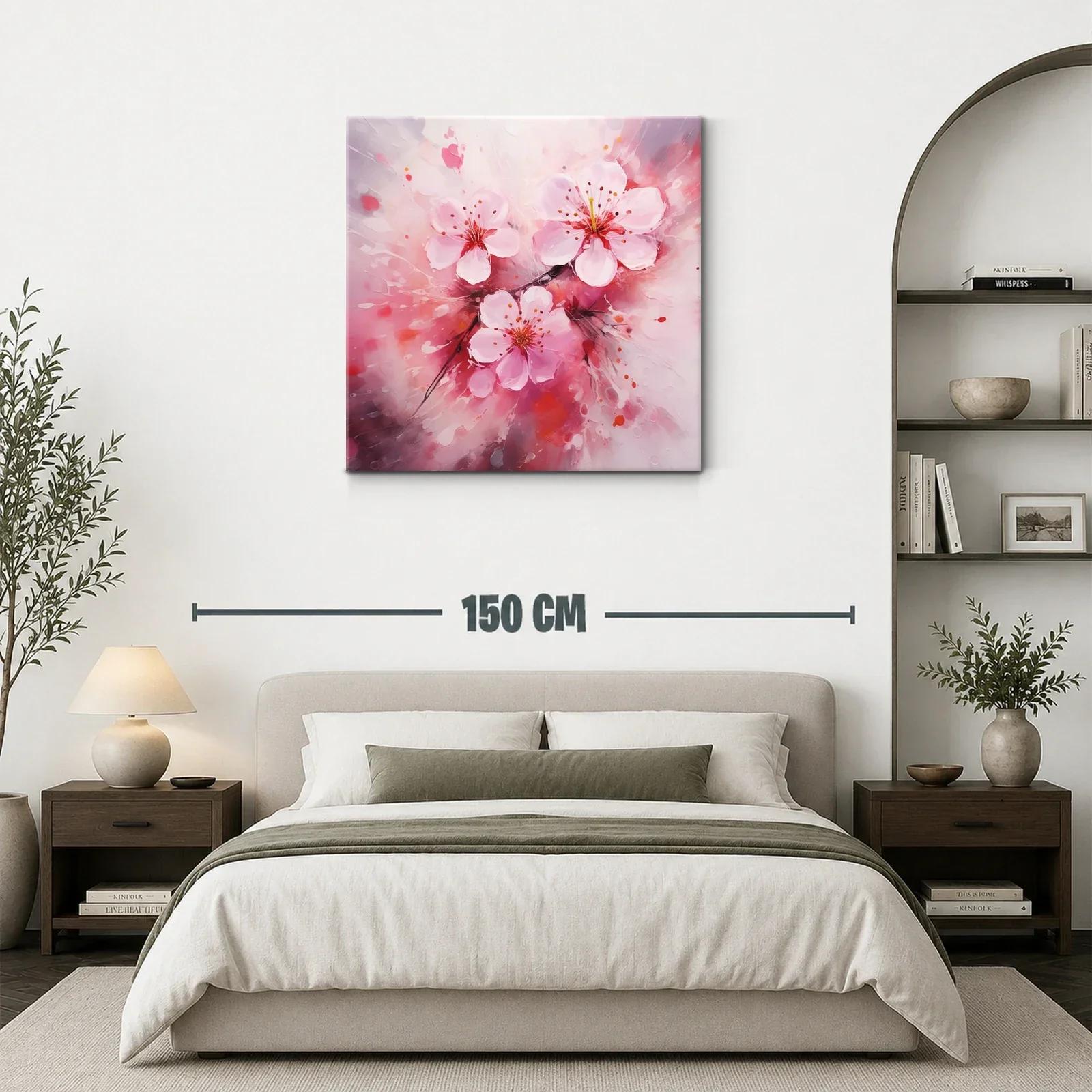 Flores delicadas en tonos rosas y rojos vibrantes — miniatura 3