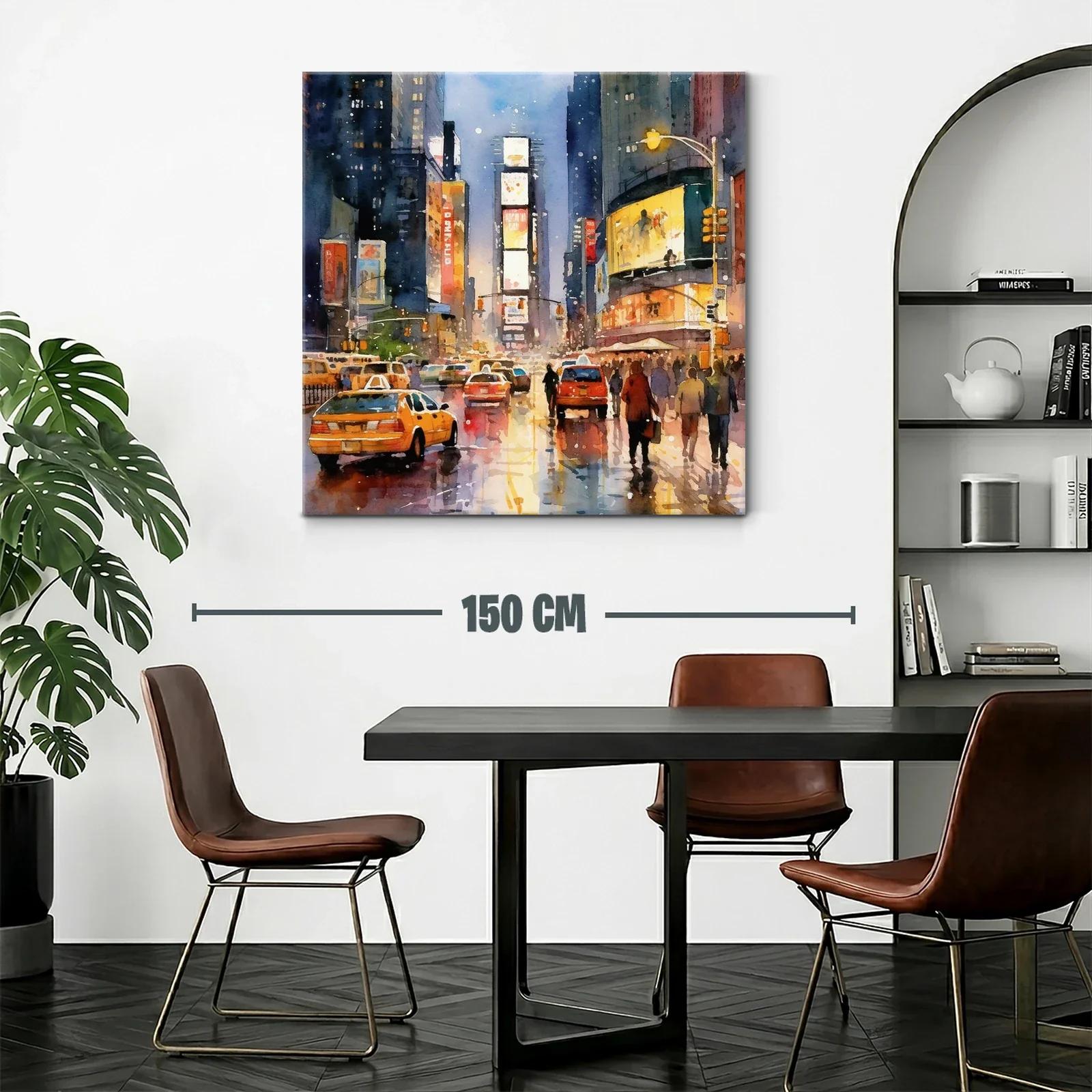 Atardecer en la ciudad con luces y movimiento urbano — miniatura 2