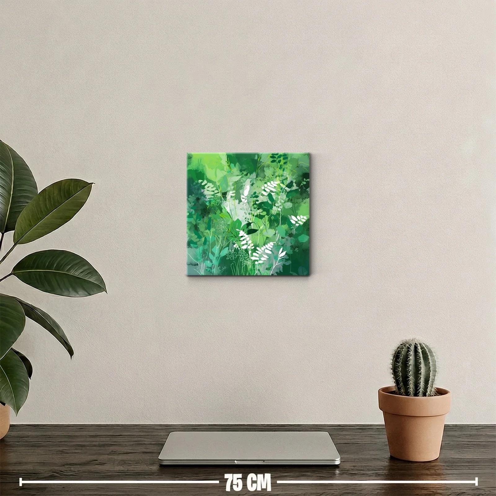 Cuadro decorativo con motivos de follaje vibrante y natural — miniatura 2
