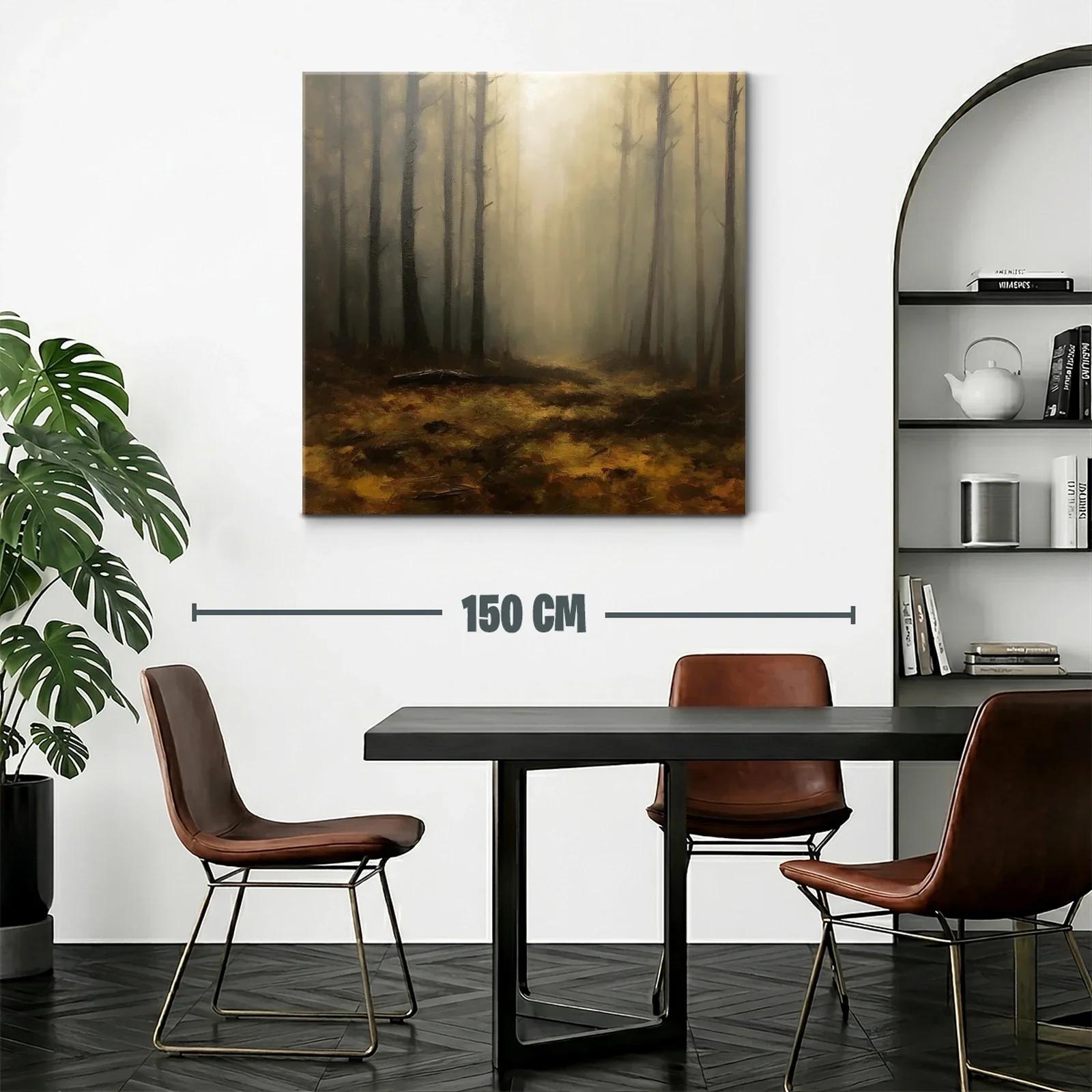 Bosque con luz tenue y atmósfera de misterio — miniatura 2
