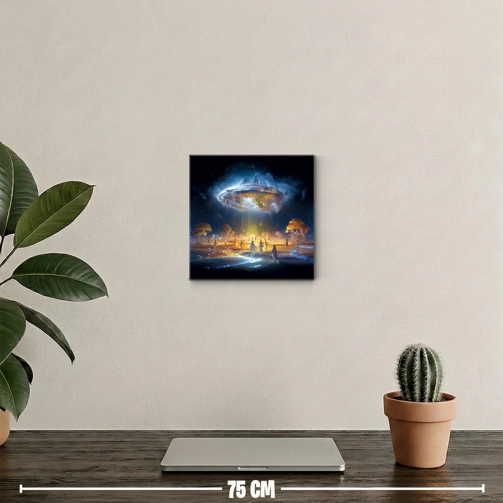 Paisaje Fantástico de Luz y Sombras Cósmicas — miniatura 2