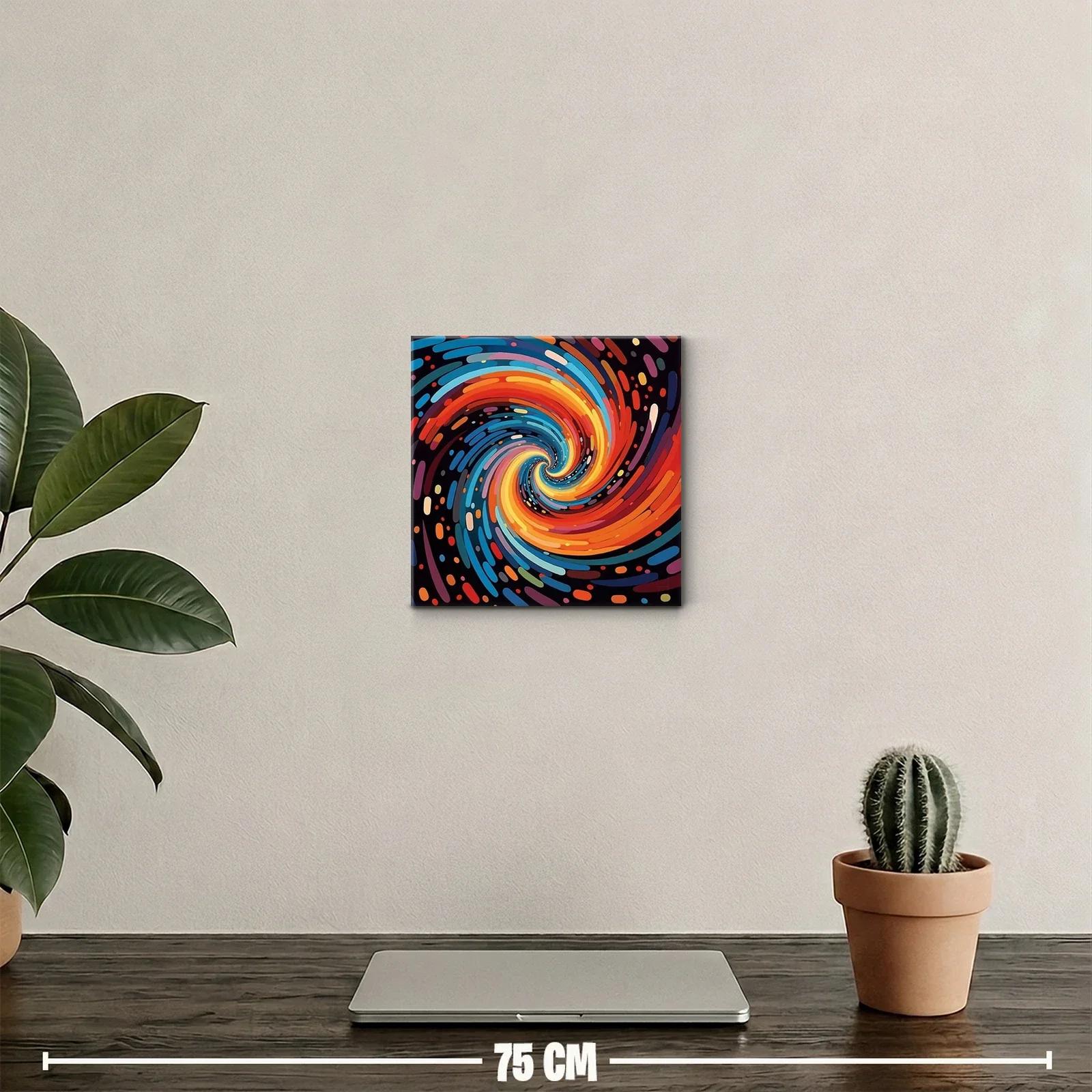 Explosión de colores en espiral dinámica y vibrante — miniatura 2